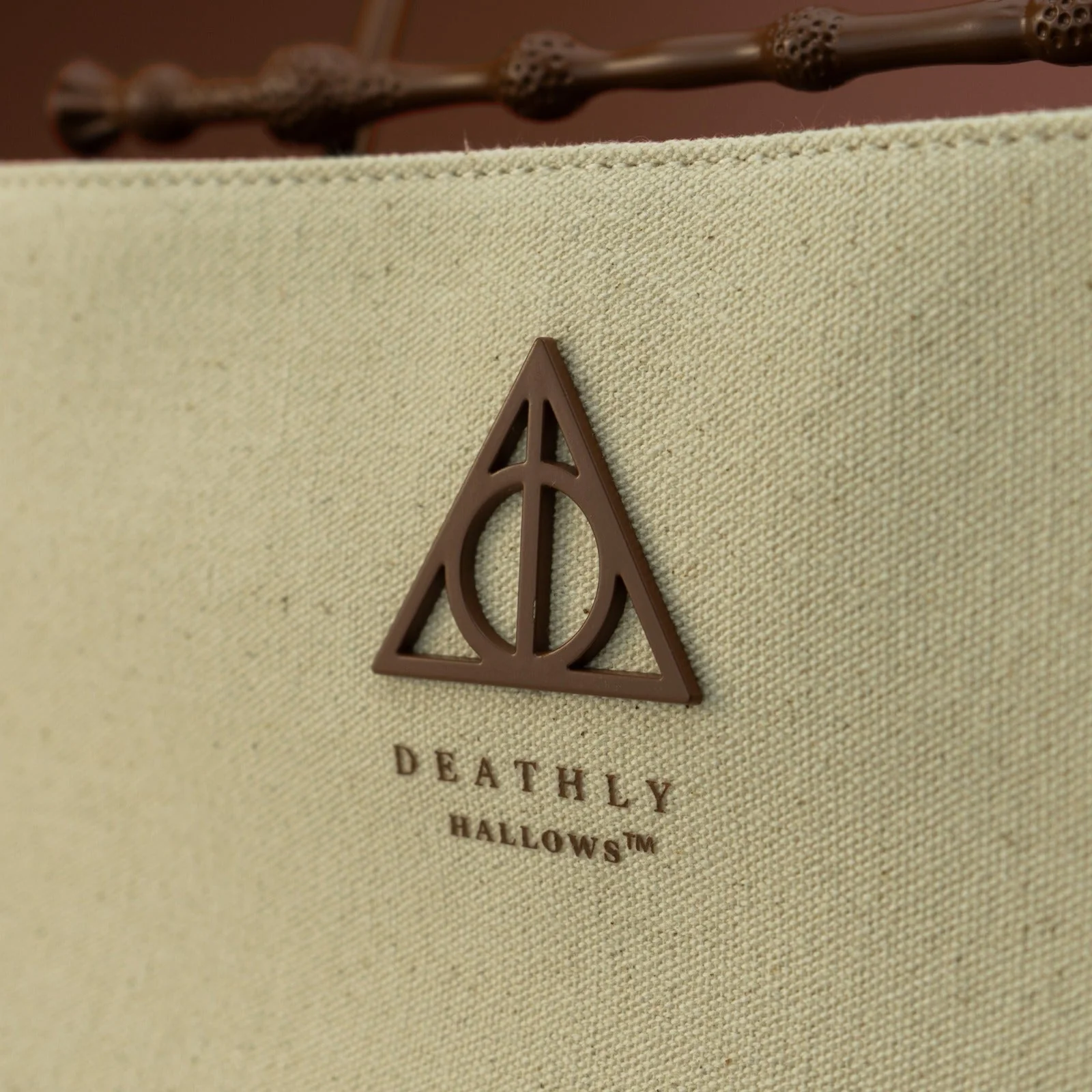 Loungefly x Harry Potter Cream Canvas Elder Wand Crossbody Handbag - Image 2