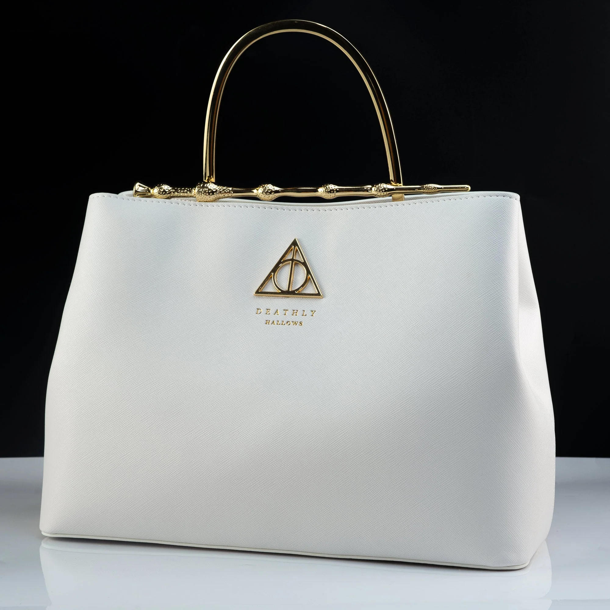 Loungefly x Harry Potter White Saffiano Elder Wand Crossbody Handbag