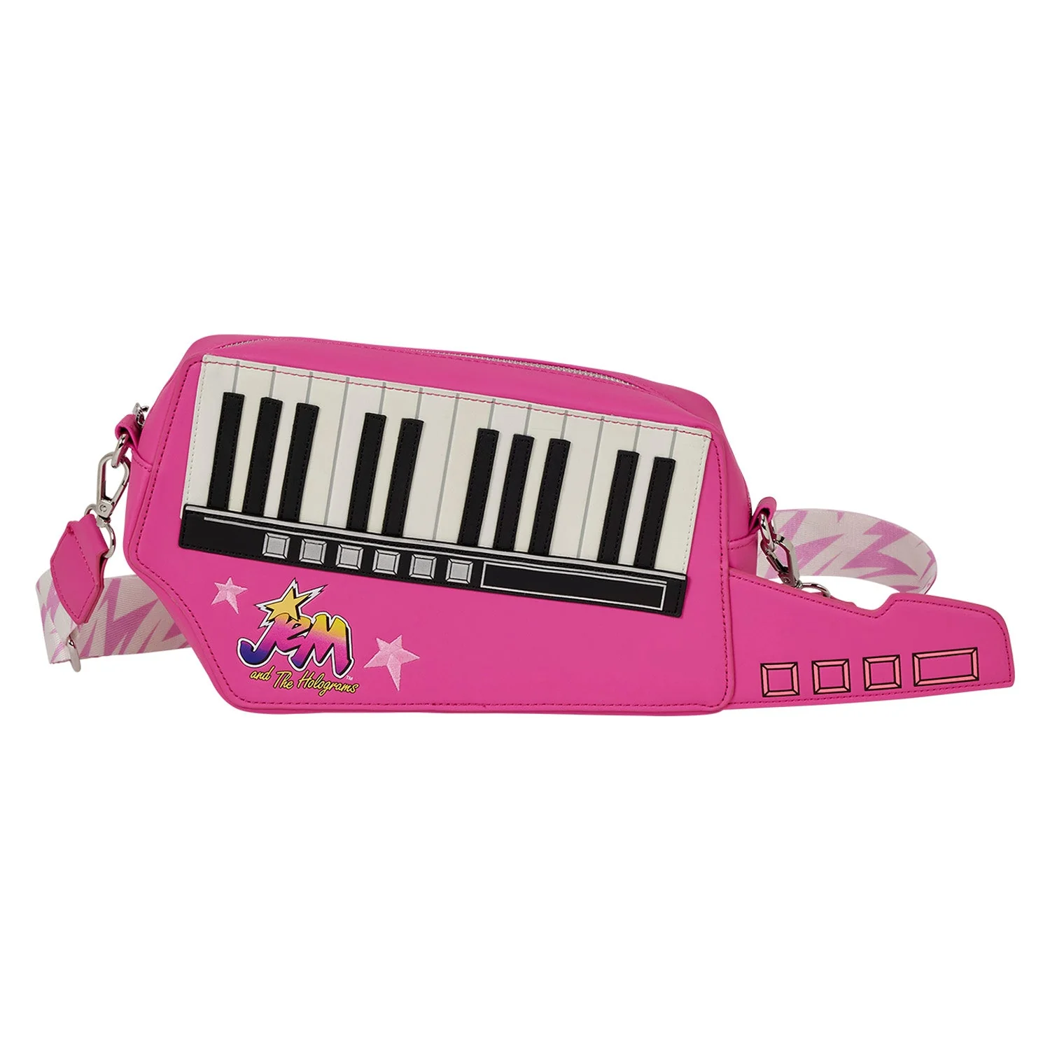 Loungefly x Hasbro Jem and the Holograms Figural Keytar Crossbody Bag - Image 4