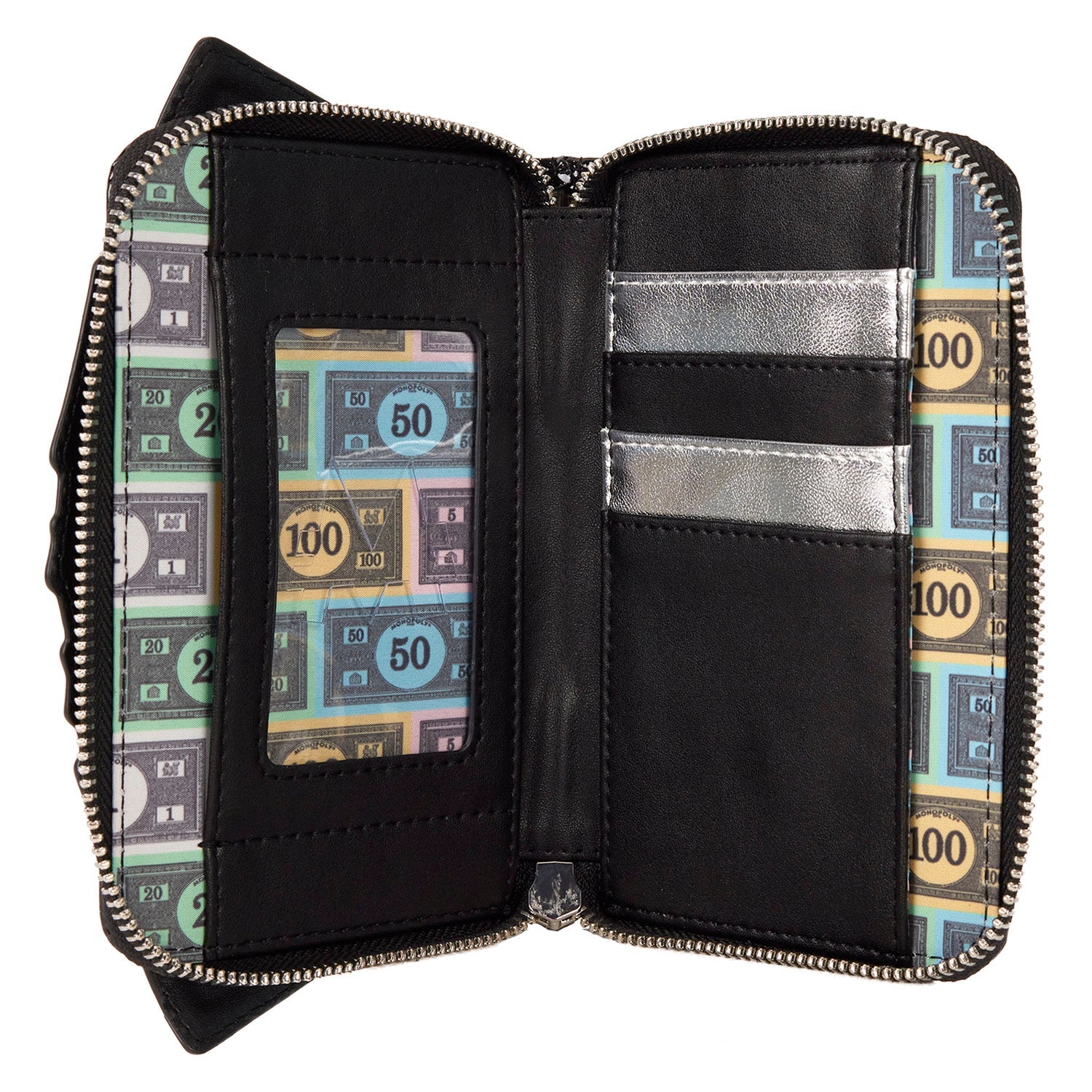 Loungefly x Hasbro Monopoly Money Zip Around Wallet - Image 6