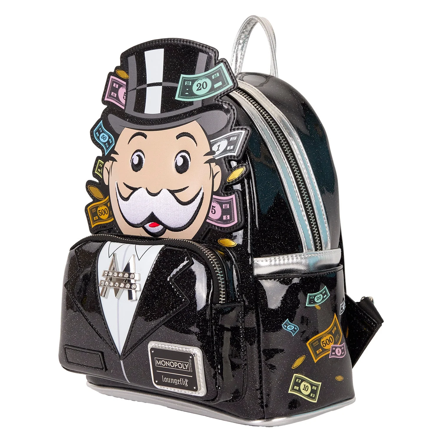 Loungefly x Hasbro Monopoly Pennybags Mini Backpack - Image 2