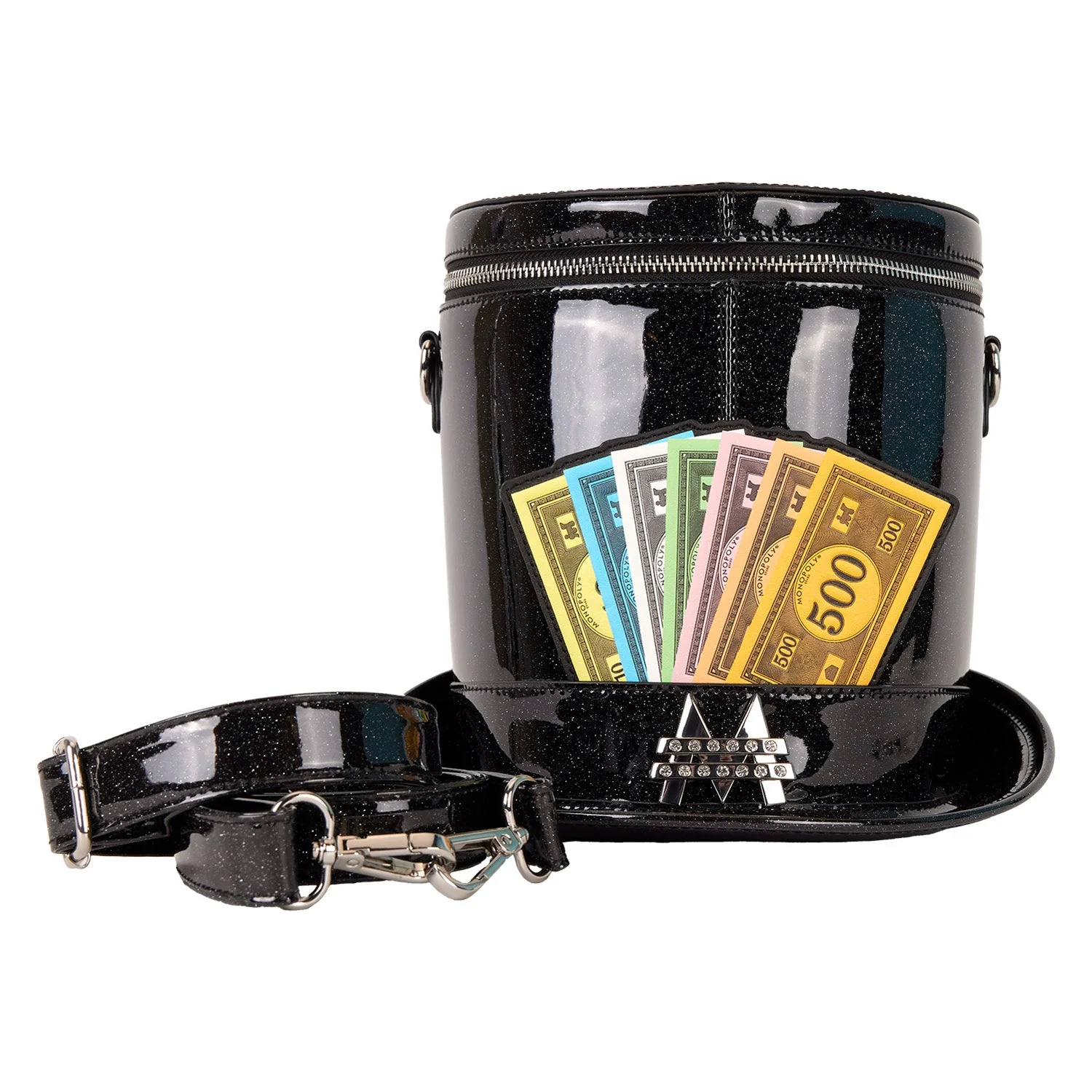 Loungefly x Hasbro Monopoly Top Hat Crossbody Bag - Image 3
