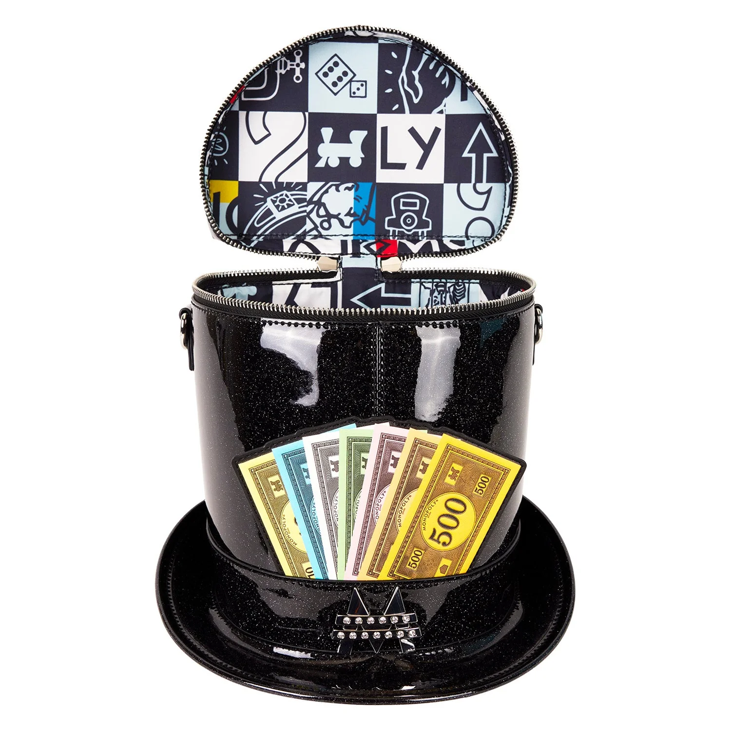 Loungefly x Hasbro Monopoly Top Hat Crossbody Bag - Image 7