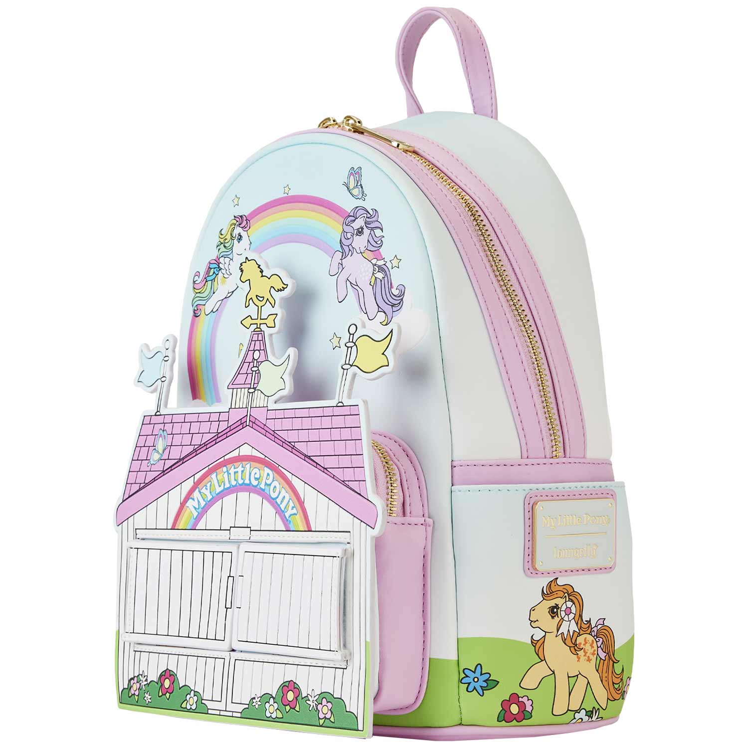 Loungefly x Hasbro My Little Pony 40th Anniversary Stable Mini Backpack - Image 3