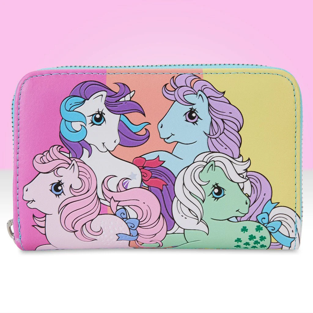 Loungefly x Hasbro My Little Pony colour Block Zip Around Wallet