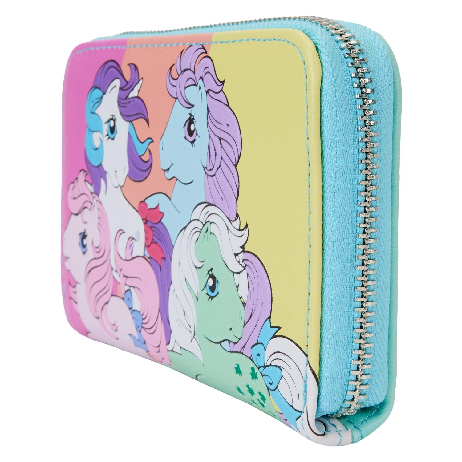 Loungefly x Hasbro My Little Pony colour Block Zip Around Wallet - Image 2