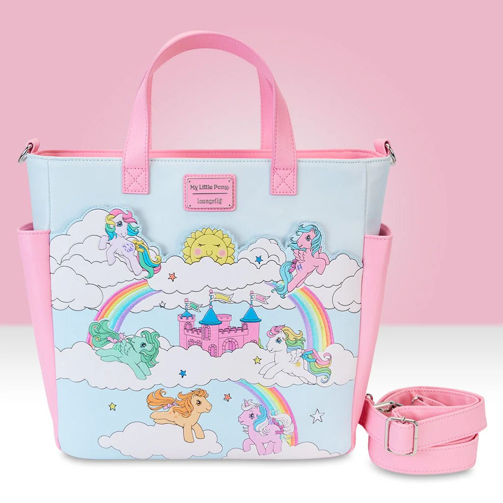 Loungefly x Hasbro My Little Pony Sky Scene Convertible Tote Bag