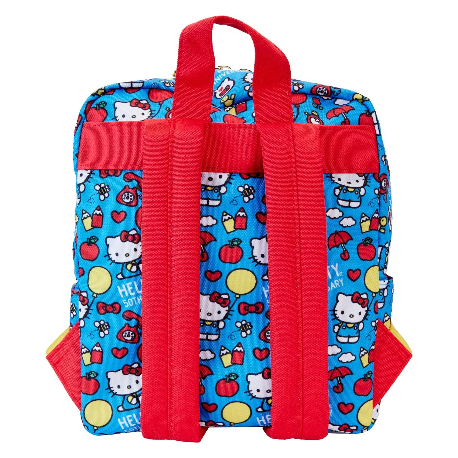 Loungefly x Sanrio Hello Kitty 50th Anniversary Classic AOP Nylon Square Mini Backpack - Image 2