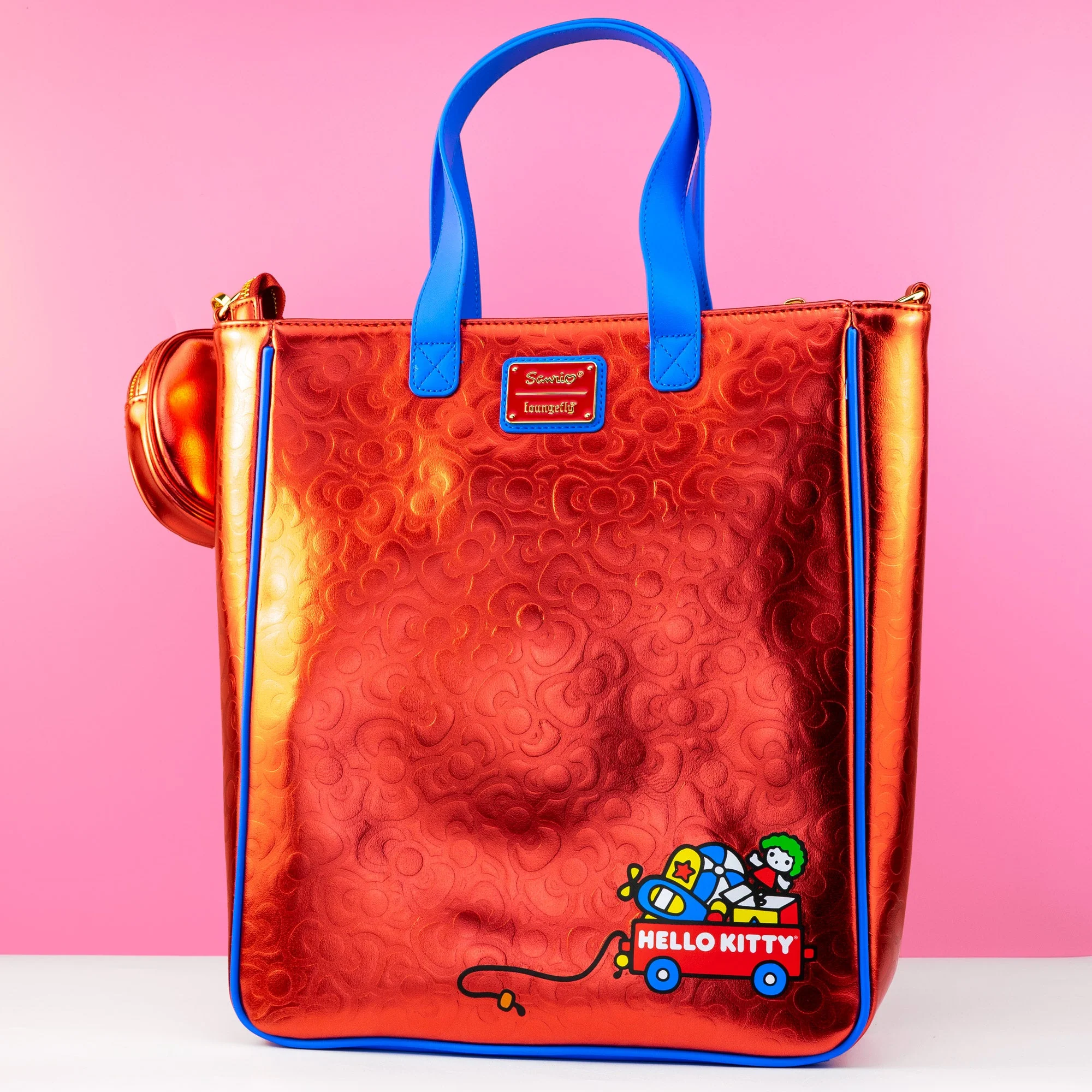 Loungefly x Sanrio Hello Kitty 50th Anniversary Metallic Tote Bag - Image 2