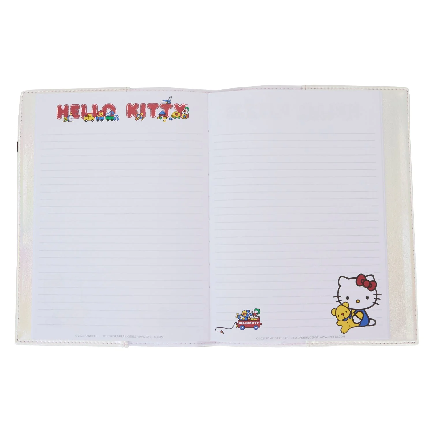 Loungefly x Sanrio Hello Kitty 50th Anniversary Pearlescent Journal - Image 4