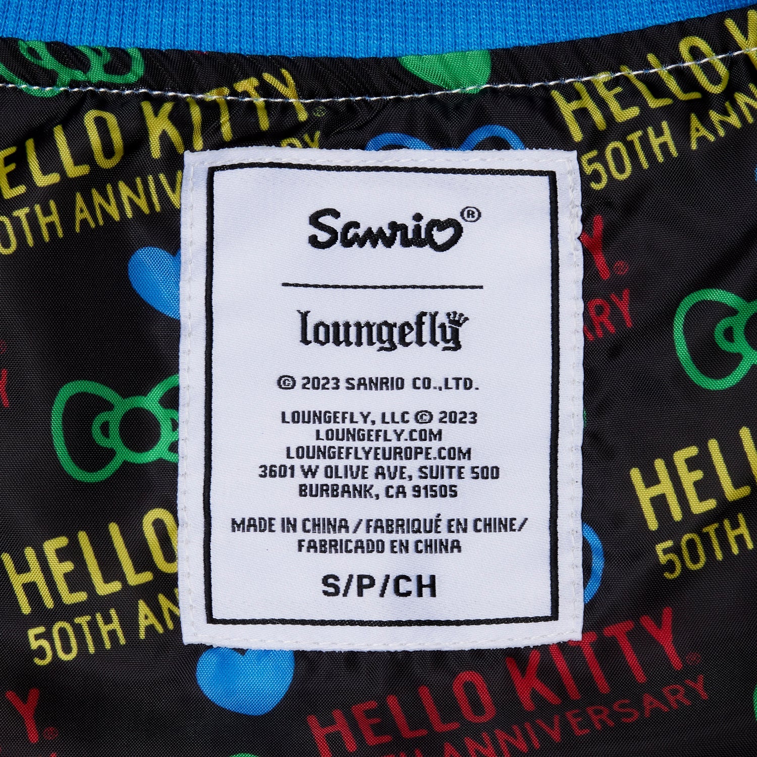 Loungefly x Sanrio Hello Kitty 50th Anniversary Unisex Jacket - Image 4