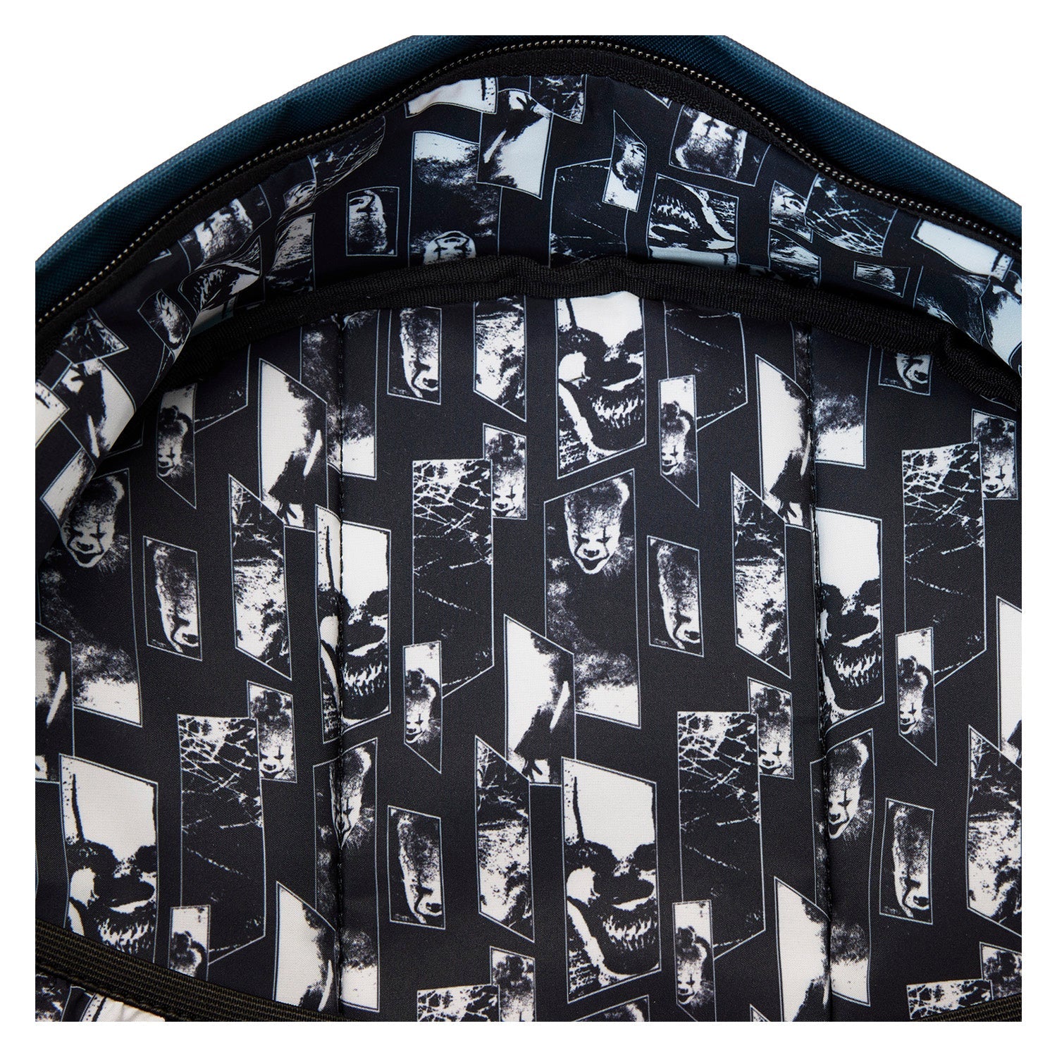 Loungefly x IT Pennywise I Heart Horror Nylon Full-Size Backpack - Image 4