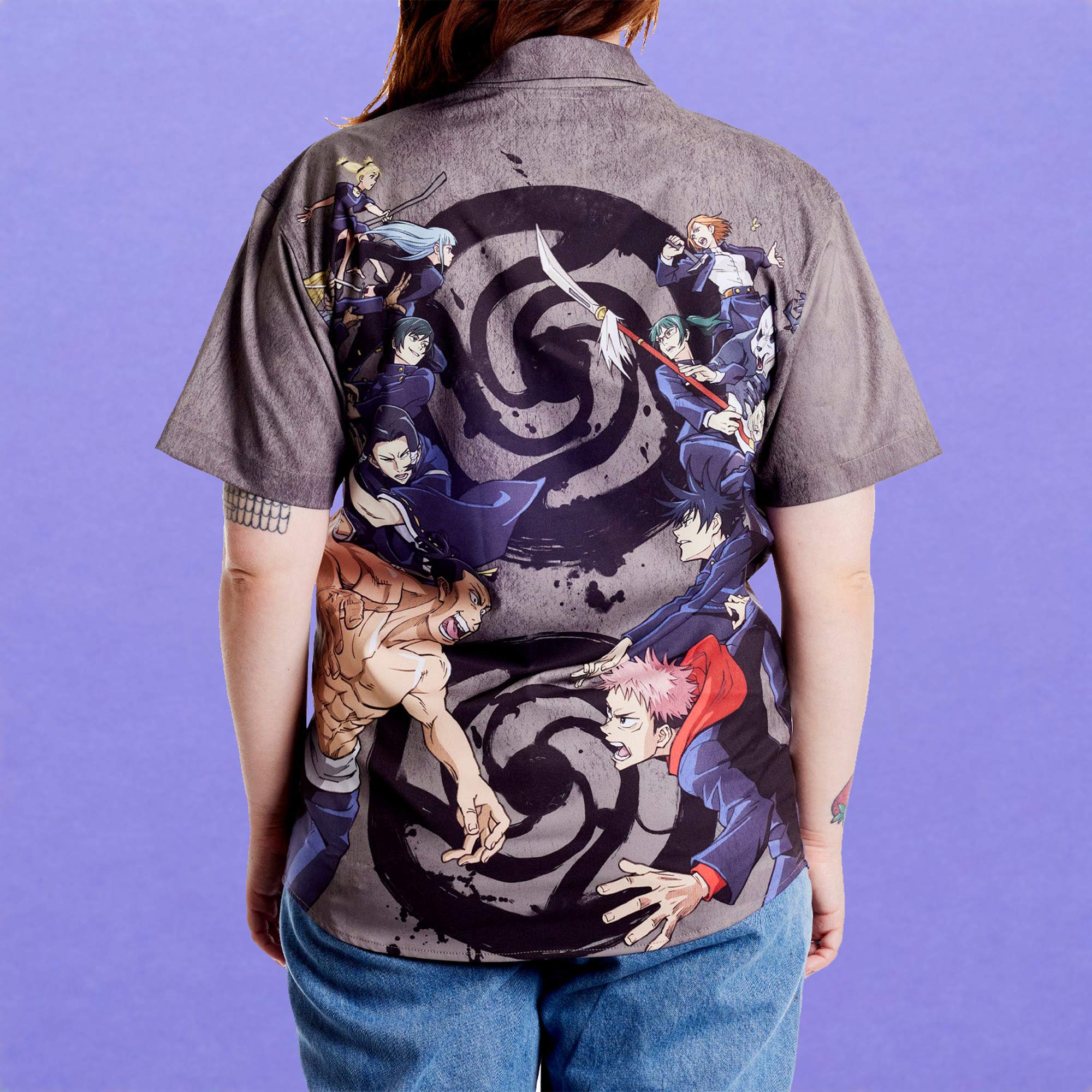 Loungefly x Jujutsu Kaisen Camp Shirt - Image 3