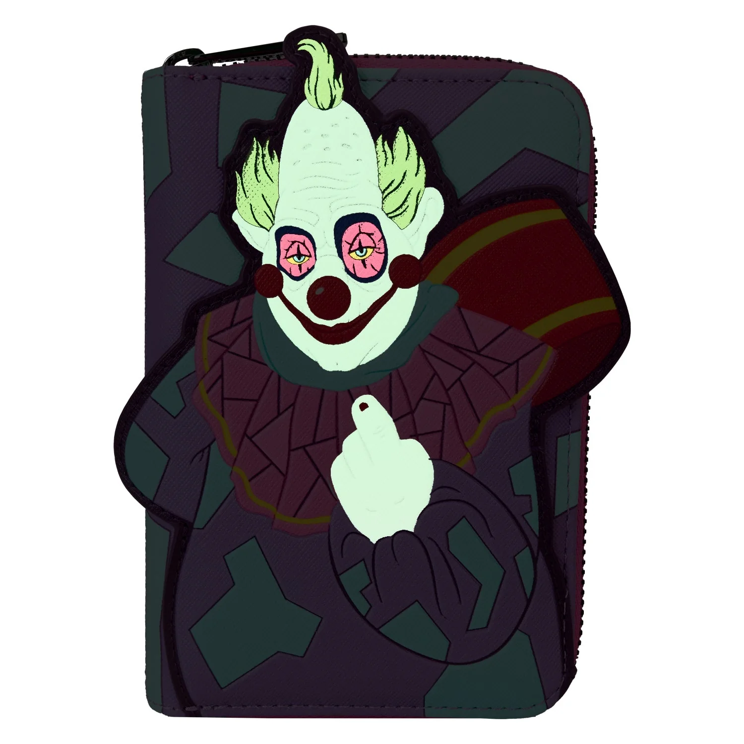 Loungefly x Killer Klowns Jumbo Cosplay Zip Around Wallet - Image 2