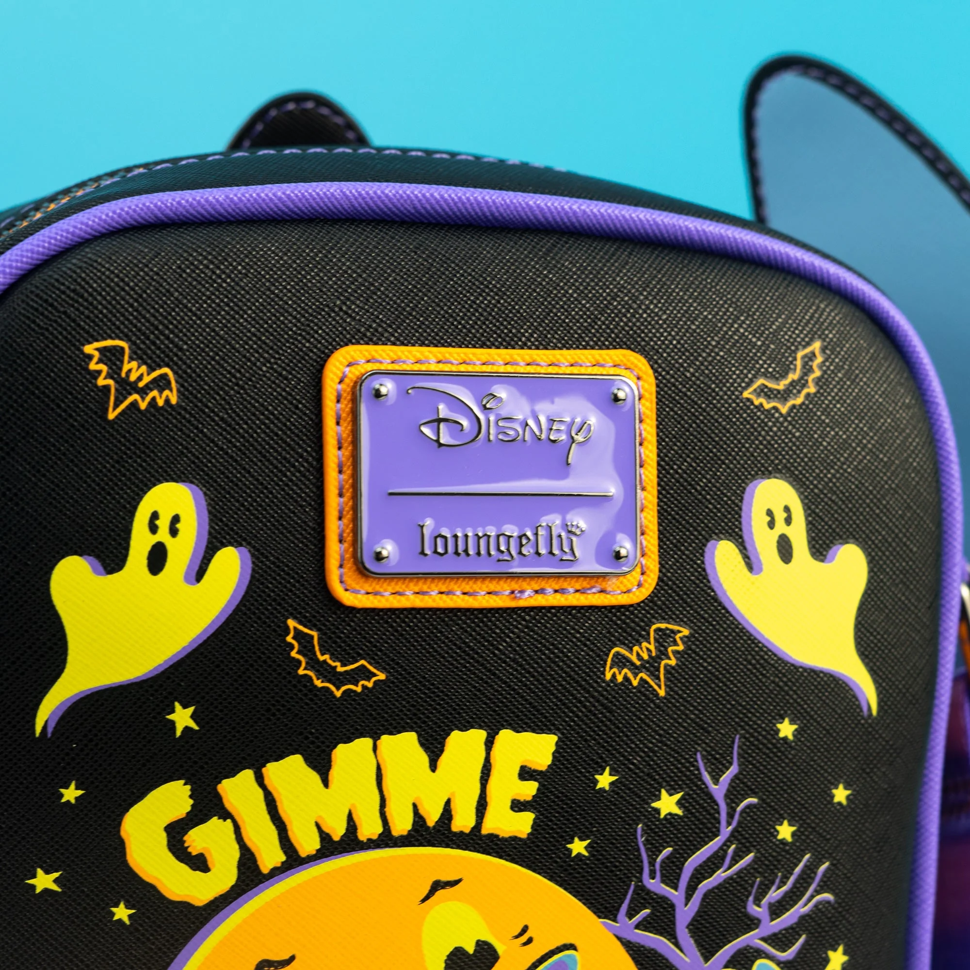 Loungefly x Lilo and Stitch Glow in the Dark Halloween Stitch Cosplay Passport Bag - Image 3