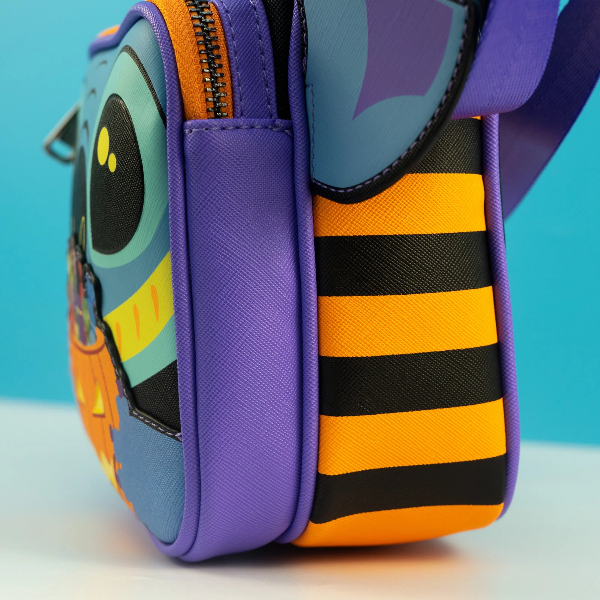 Loungefly x Lilo and Stitch Glow in the Dark Halloween Stitch Cosplay Passport Bag - Image 6