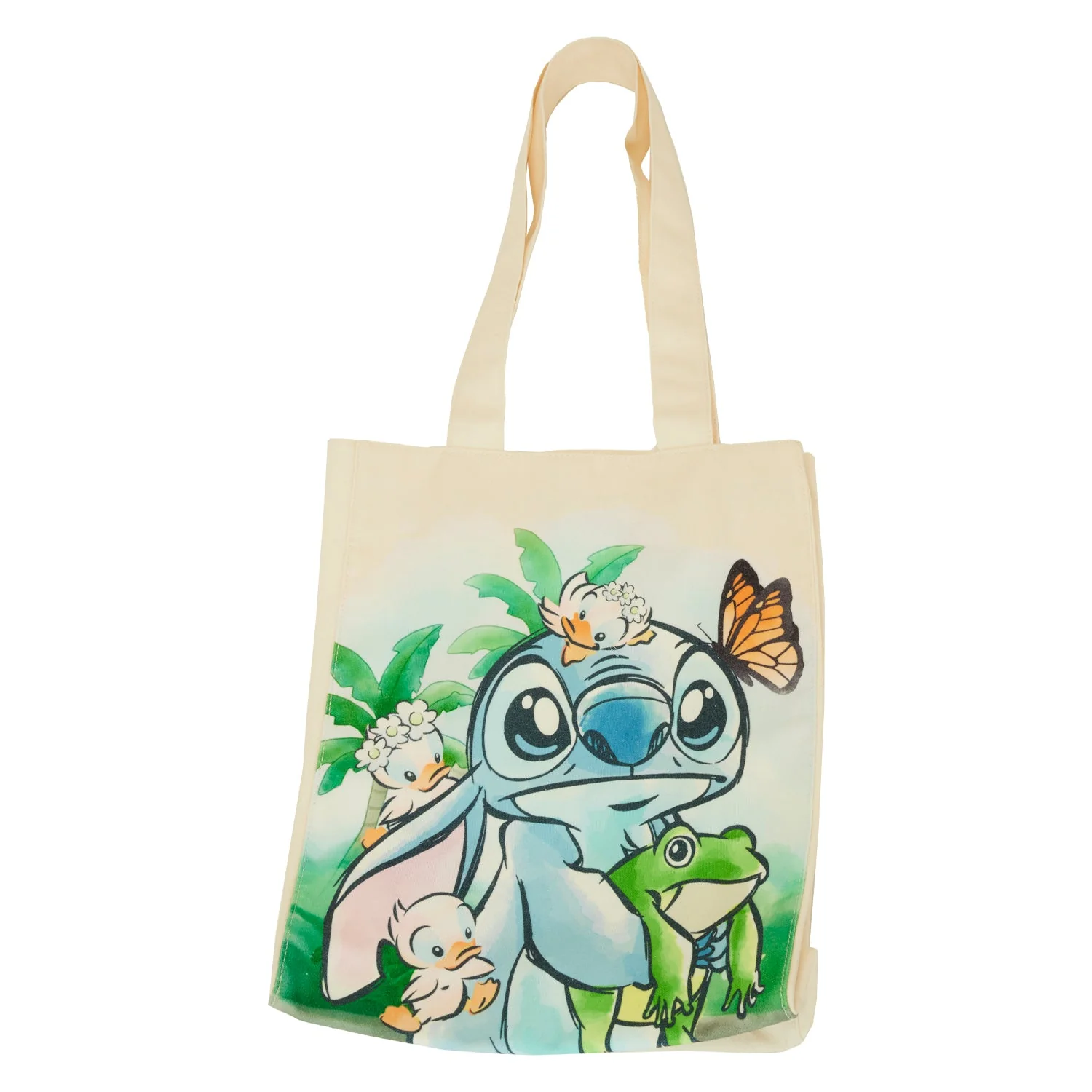 Loungefly x Disney Lilo and Stitch Springtime Canvas Tote Bag - Image 2