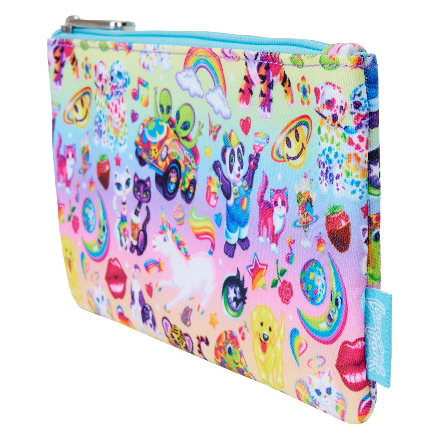 Loungefly x Lisa Frank AOP Characters Zipper Pouch - Image 3