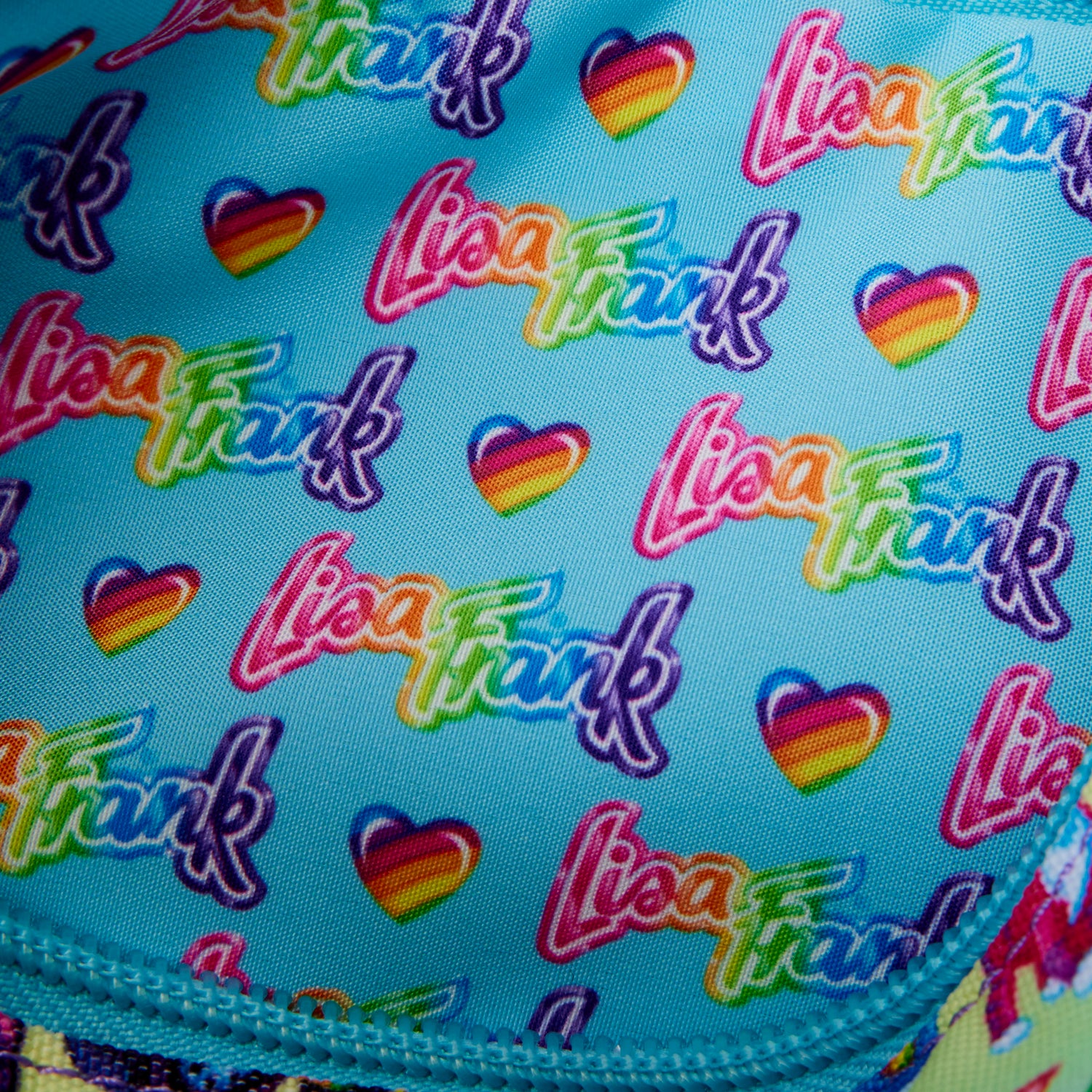 Loungefly x Lisa Frank AOP Characters Zipper Pouch - Image 4