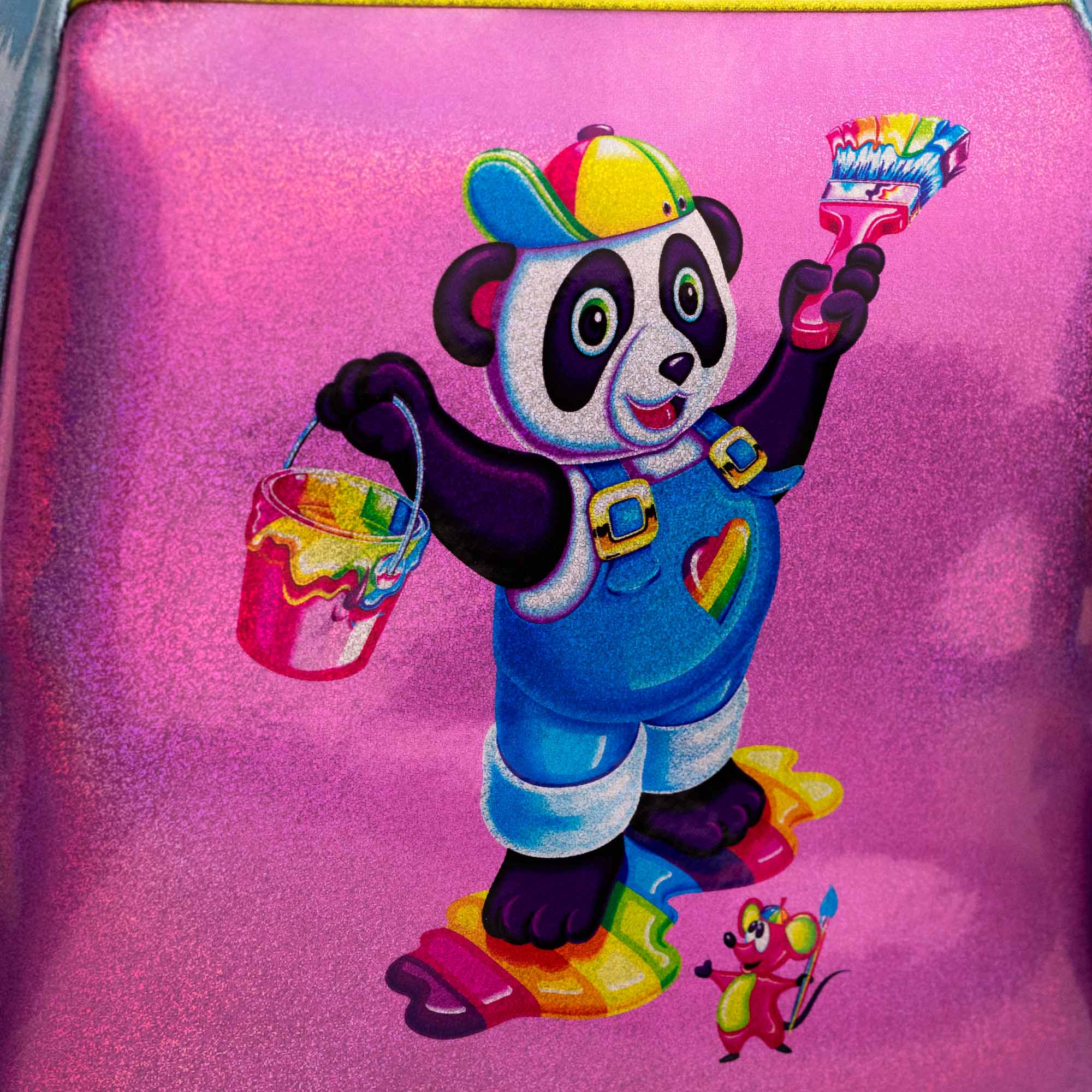 Loungefly x Lisa Frank Glitter Colour Block Mini Backpack - Image 8
