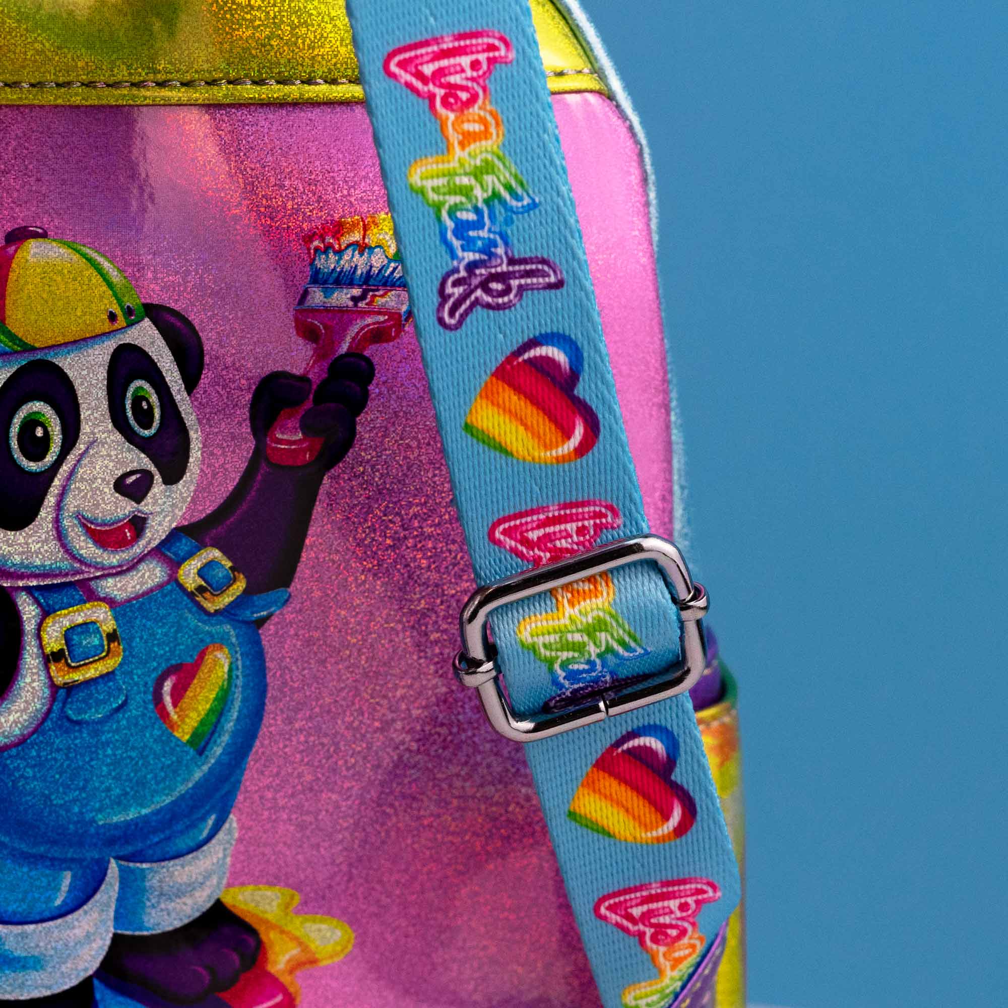 Loungefly x Lisa Frank Glitter Colour Block Mini Backpack - Image 9