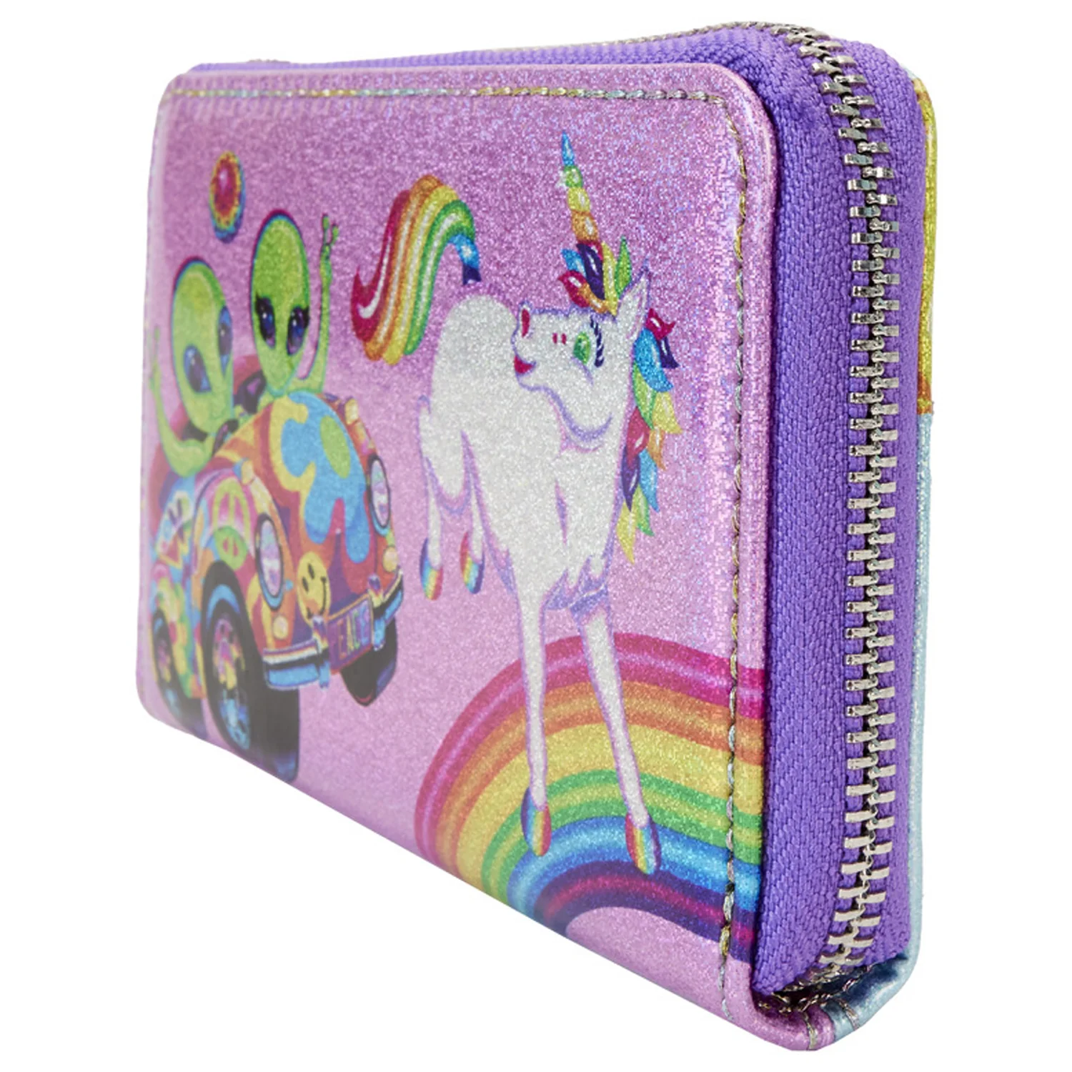Loungefly x Lisa Frank Glitter Colour Block Wallet - Image 3