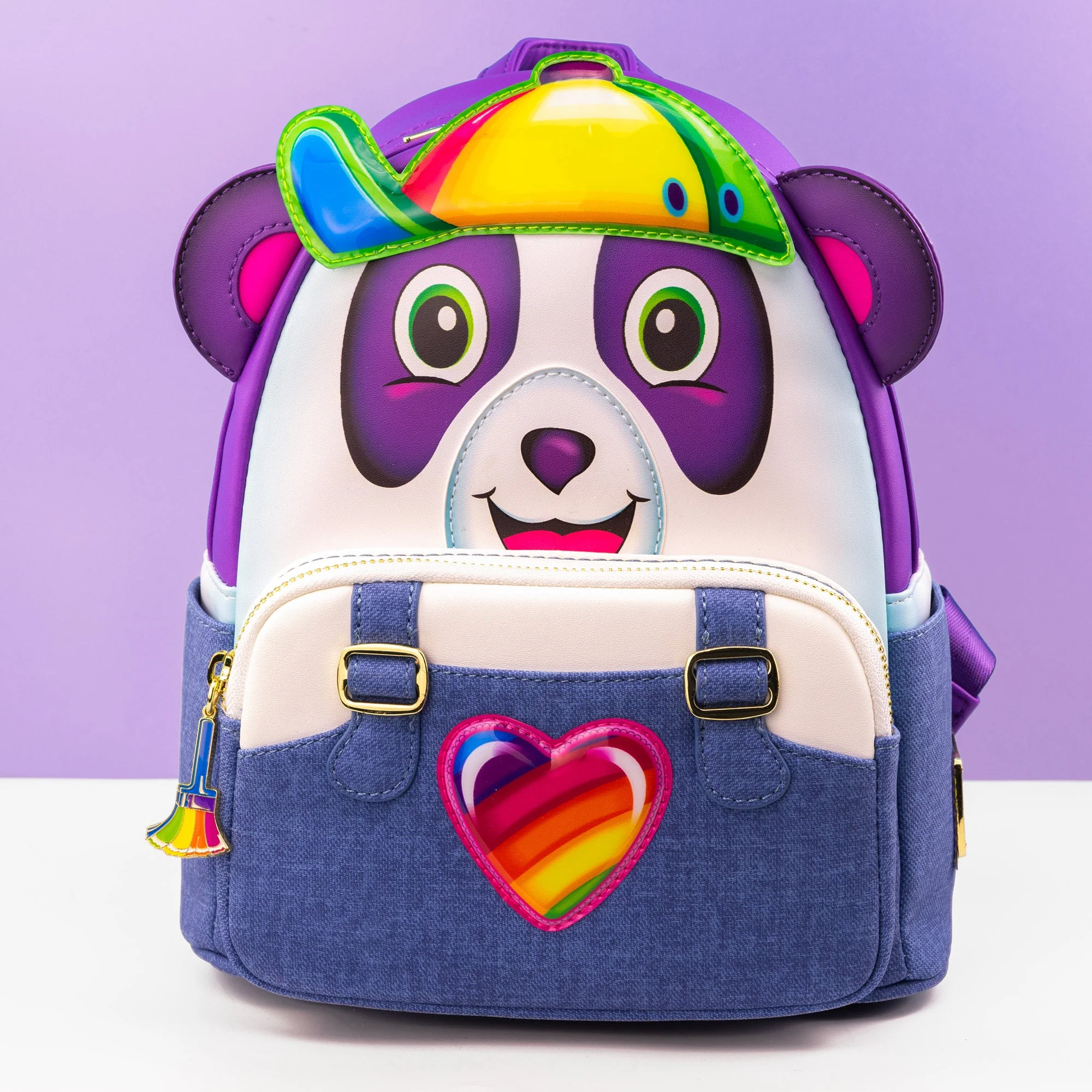 Loungefly x Lisa Frank Panda Painter Cosplay Mini Backpack