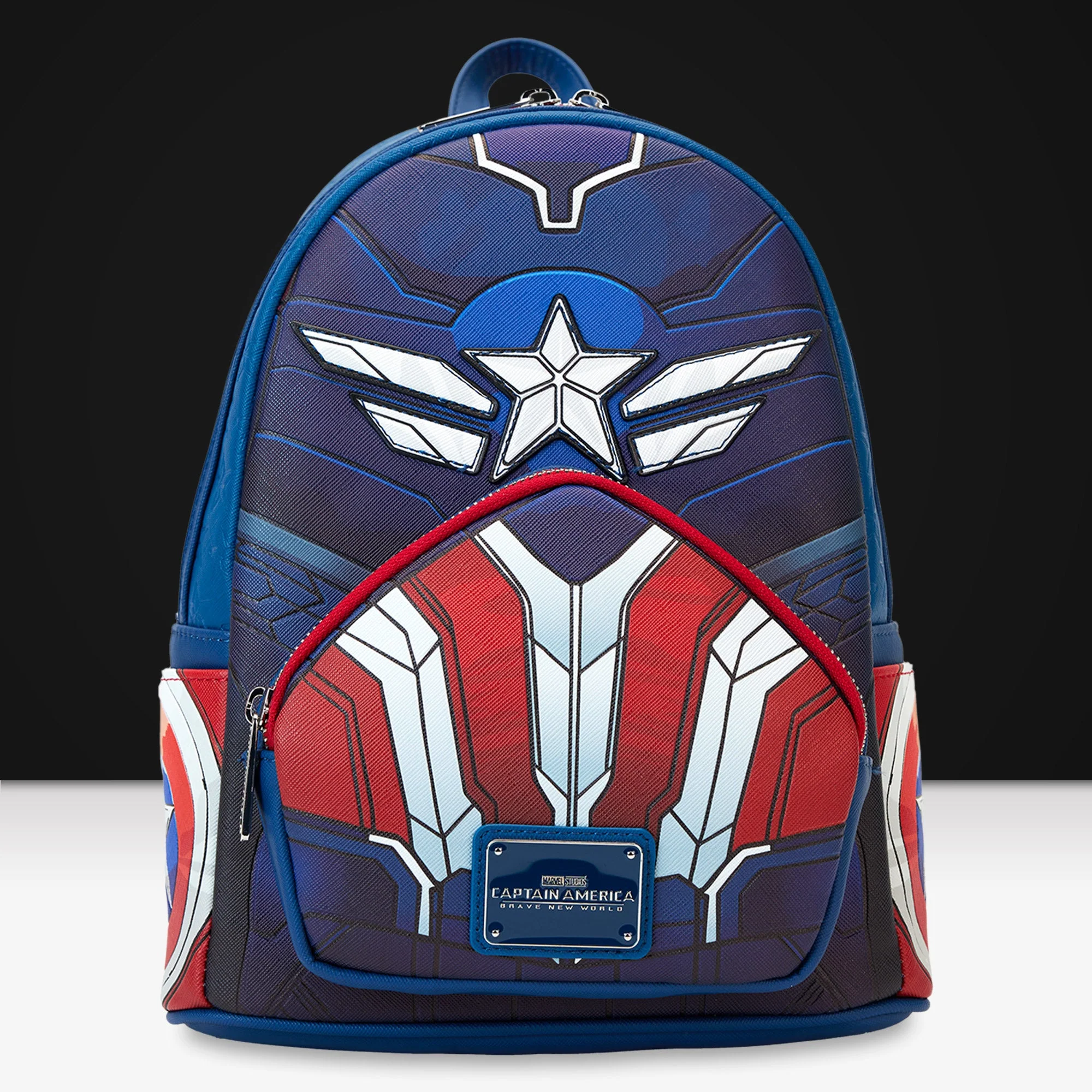 Loungefly x Marvel Captain America Brave New World Cosplay Mini Backpack
