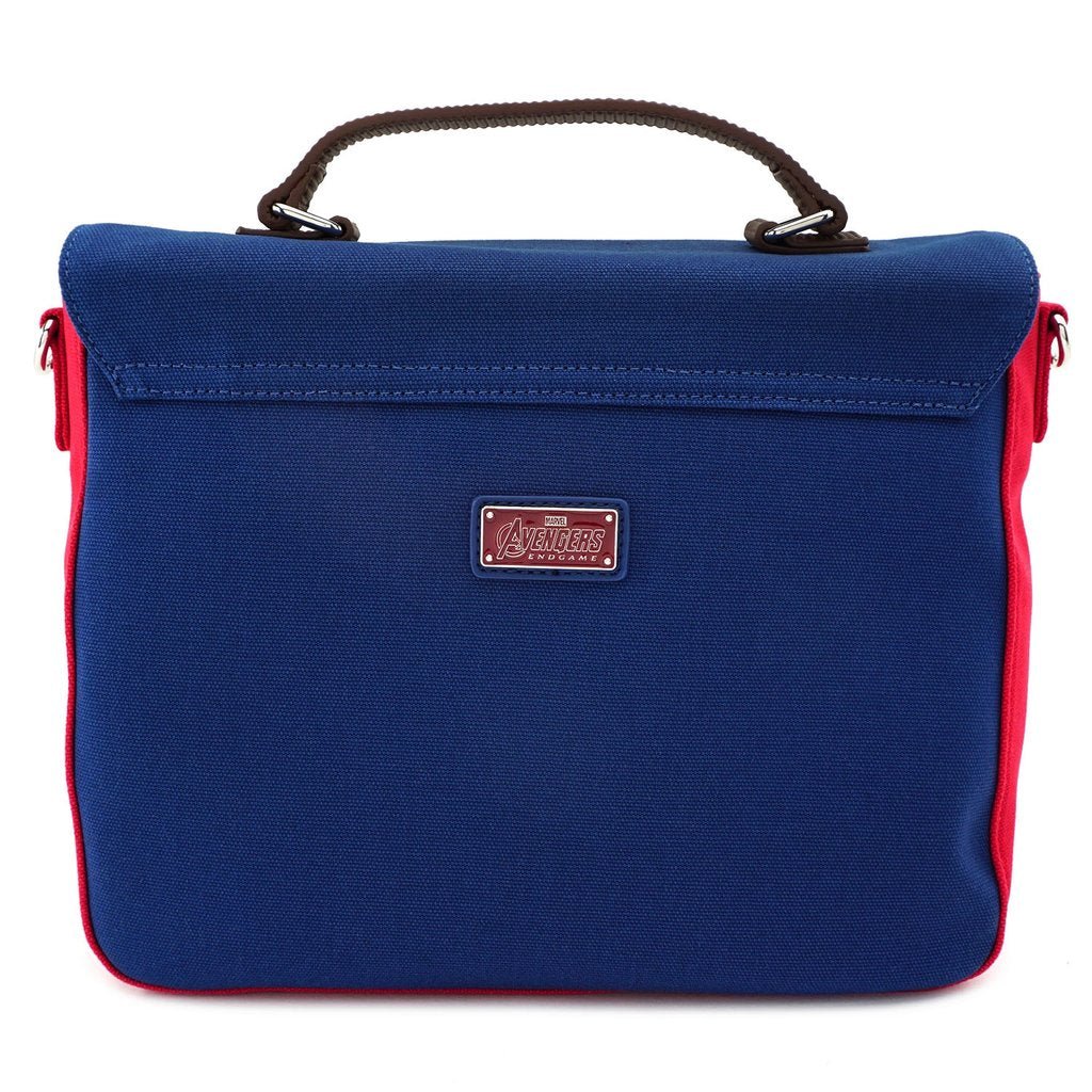 Loungefly x Marvel Captain America Endgame Hero Canvas Messenger Bag - Image 5