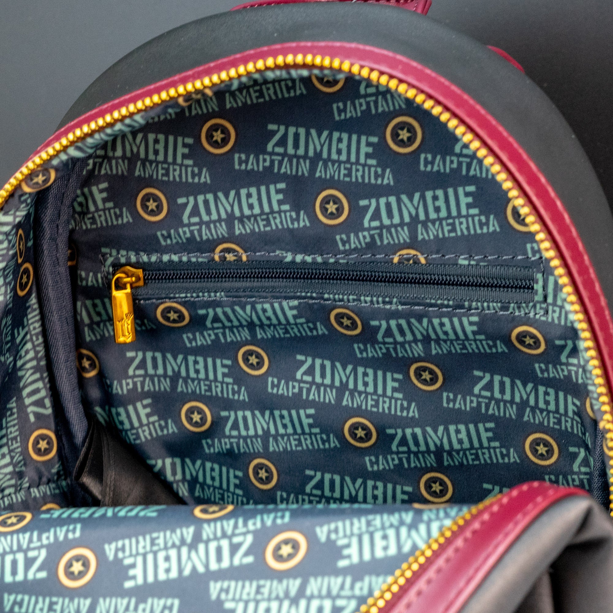 Loungefly x Marvel 'What If?' Captain America Zombie Cosplay Mini Backpack - Image 8