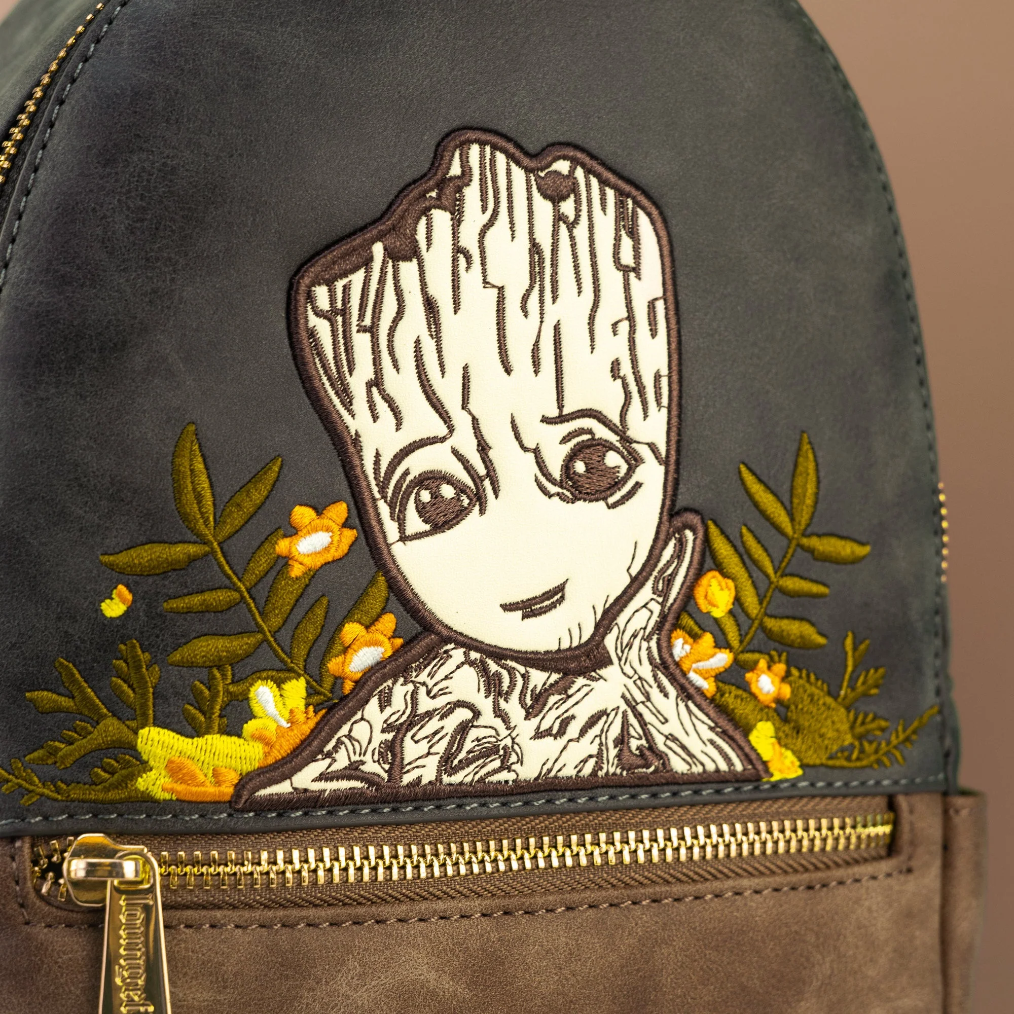 Loungefly x Marvel Guardians of the Galaxy Groot Floral Mini Backpack - Image 4