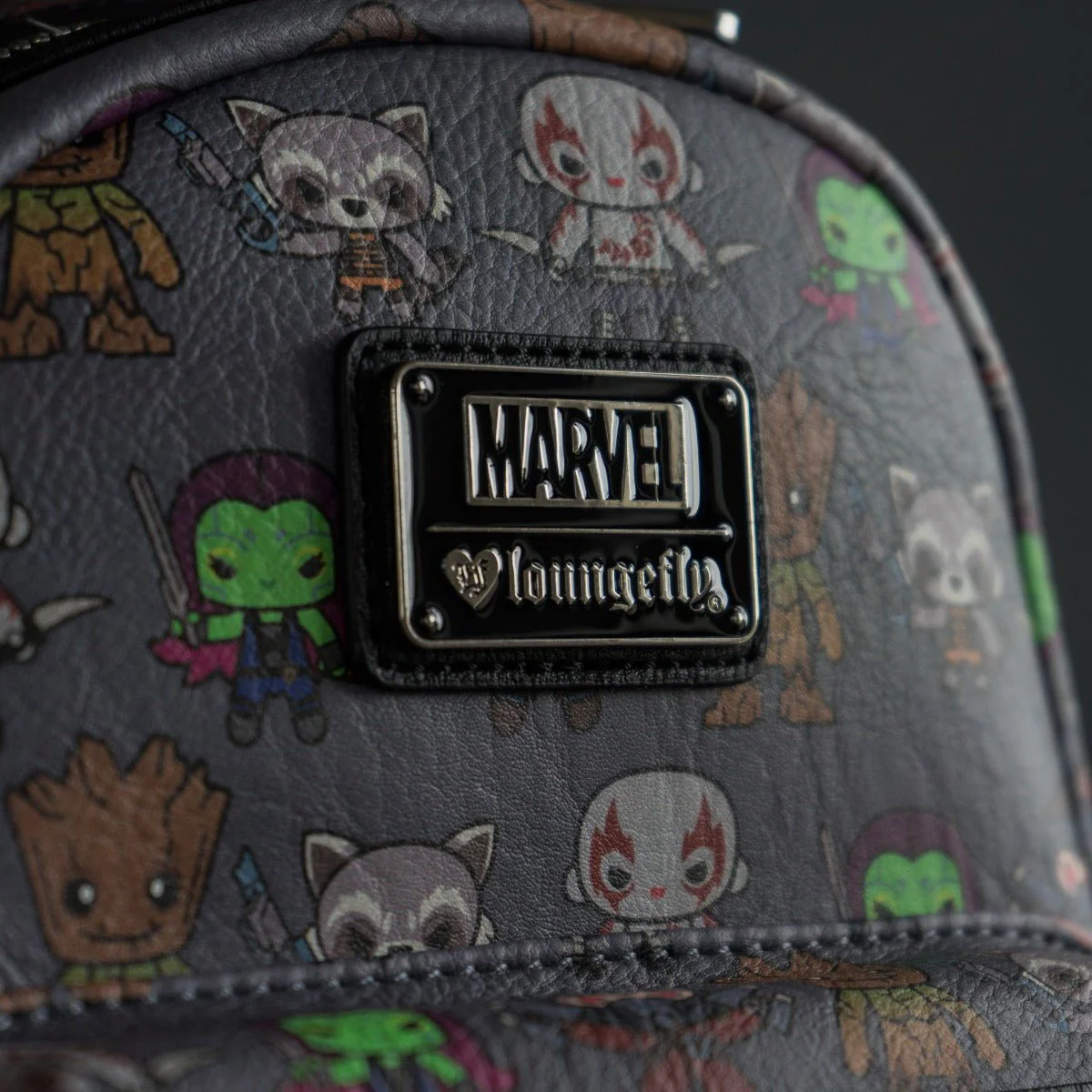 Loungefly x Marvel Guardians of the Galaxy Kawaii Character Mini Backpack - Image 3