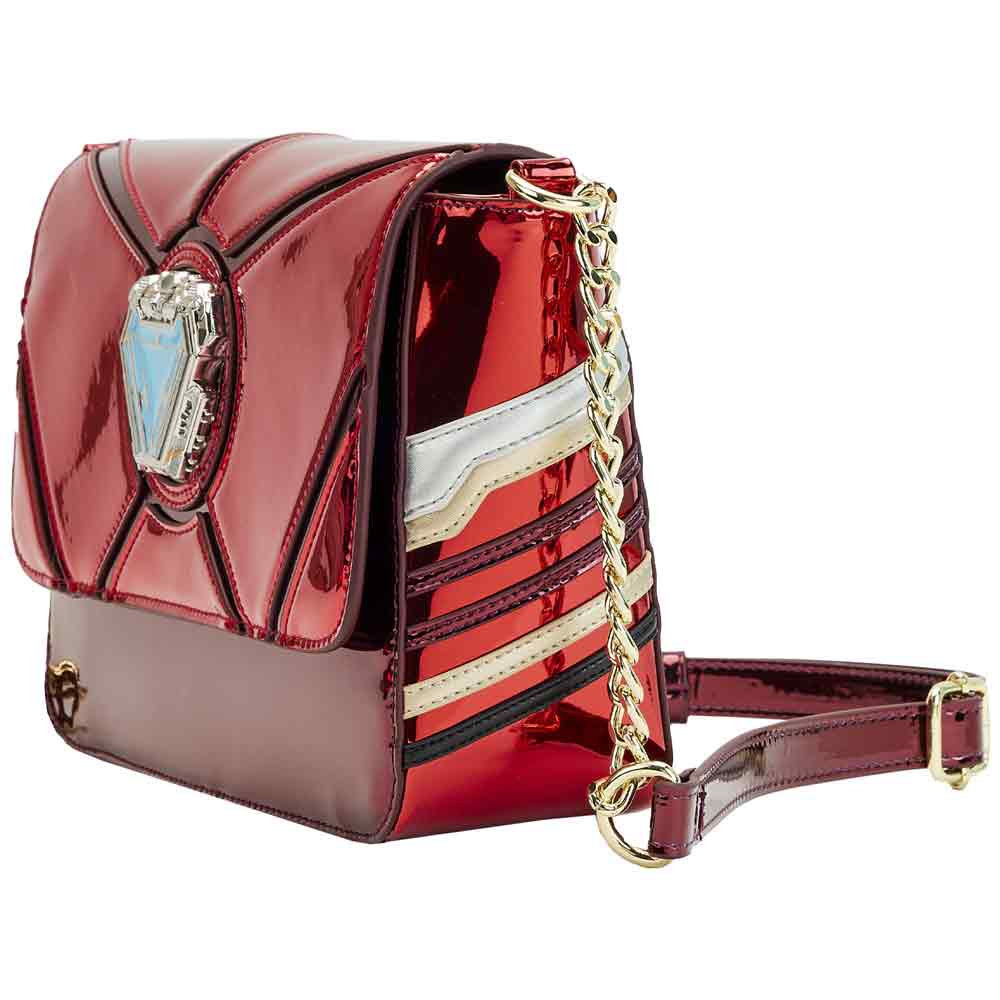 Loungefly x Marvel Iron Man 15th Anniversary Cosplay Crossbody Bag - Image 6