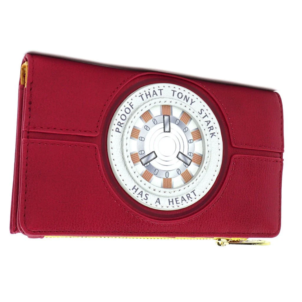 Loungefly x Marvel Iron Man Arc Reactor Flap Purse