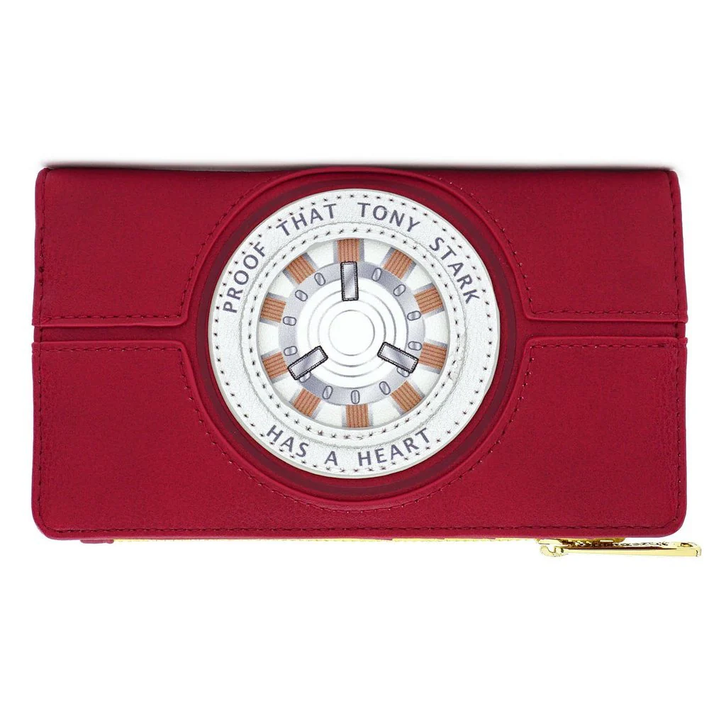 Loungefly x Marvel Iron Man Arc Reactor Flap Purse - Image 2