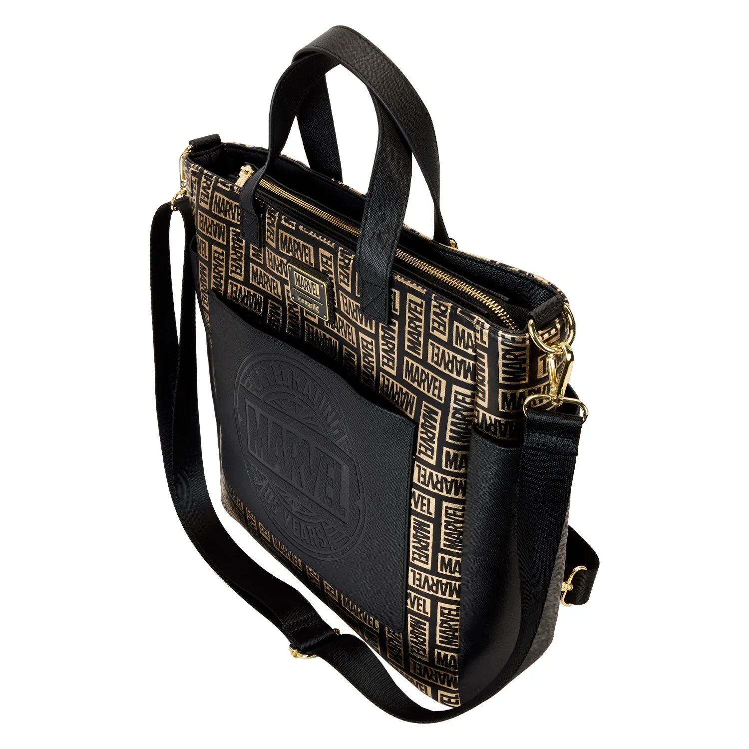Loungefly x Marvel Logo Convertible Backpack & Tote Bag - Image 3