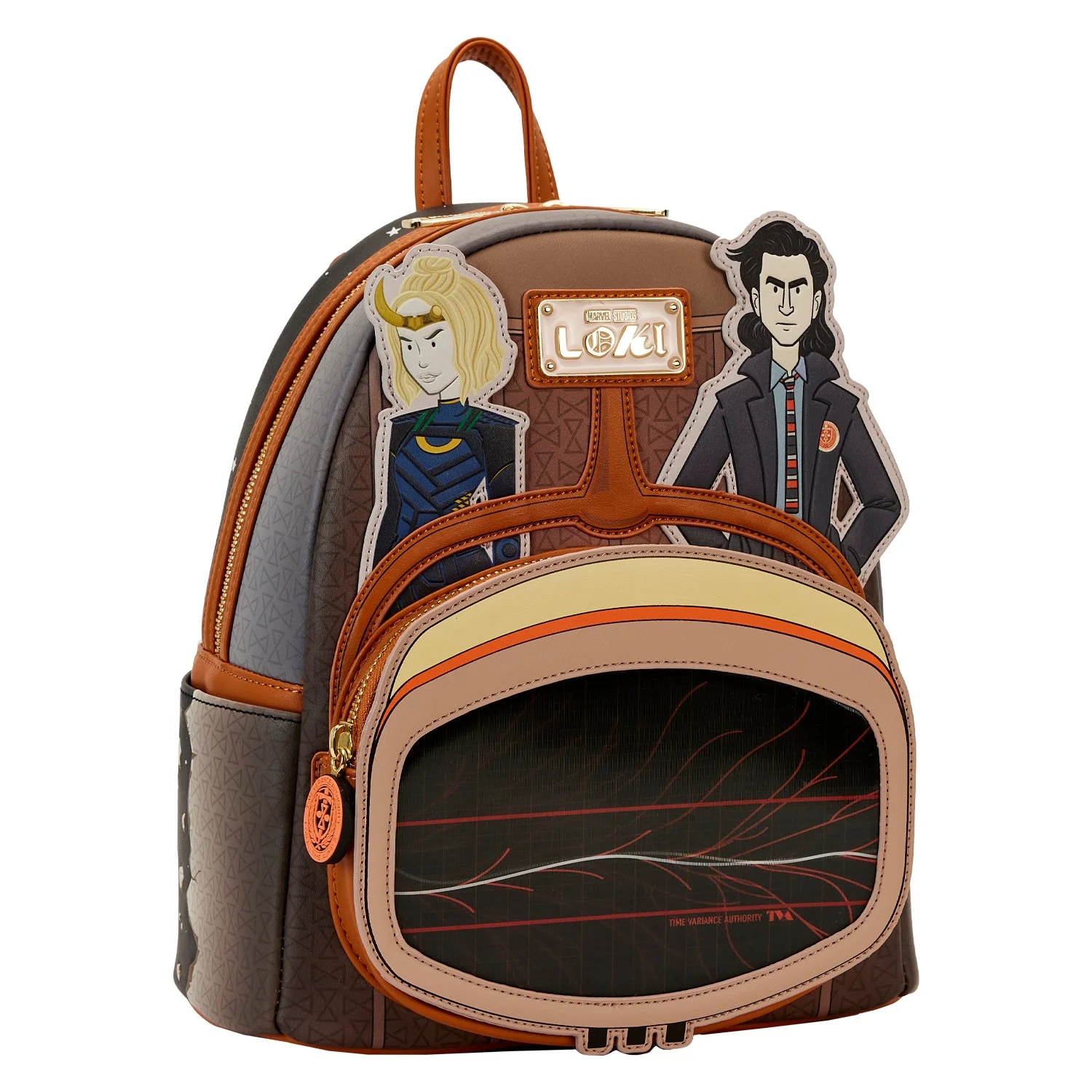 Loungefly x Marvel Loki TVA Lenticular Multiverse Mini Backpack - Image 3