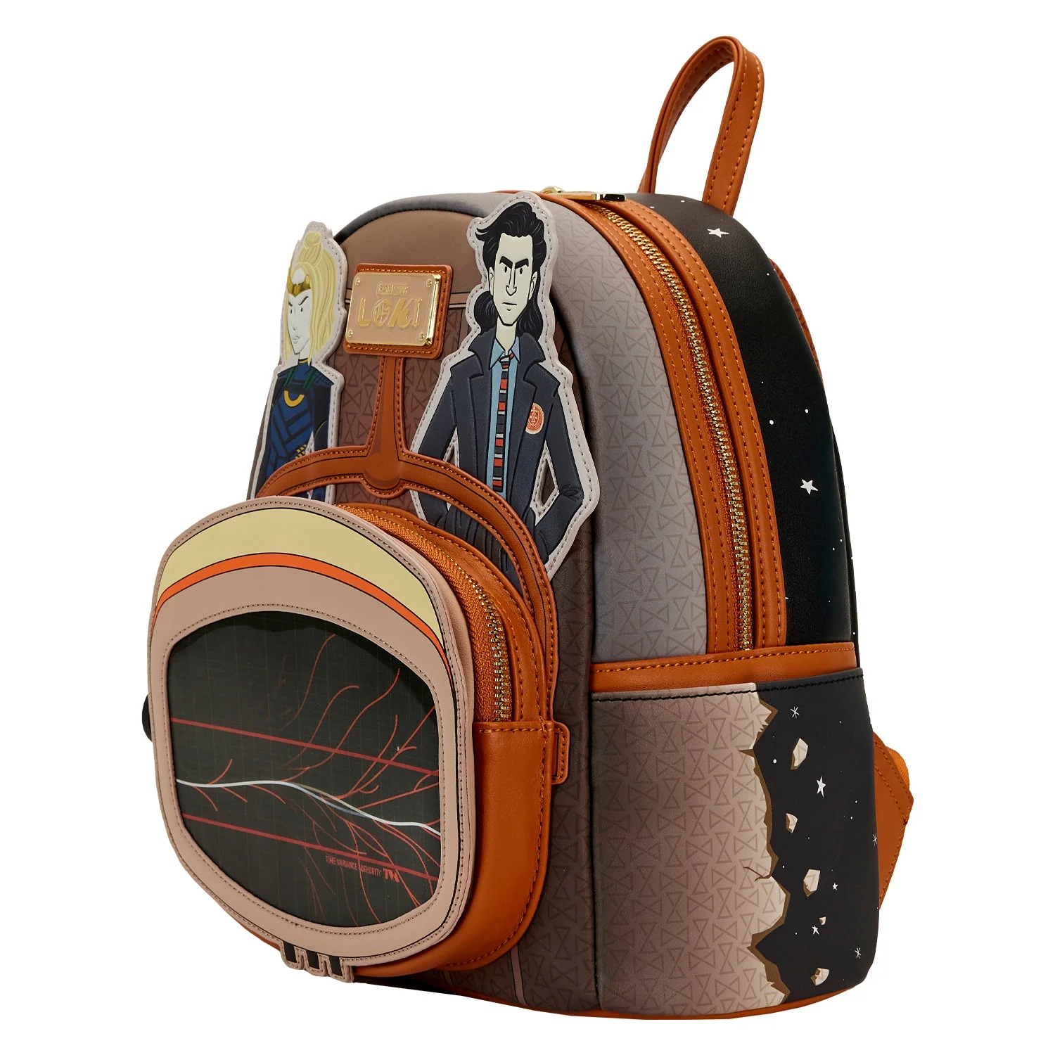 Loungefly x Marvel Loki TVA Lenticular Multiverse Mini Backpack - Image 4