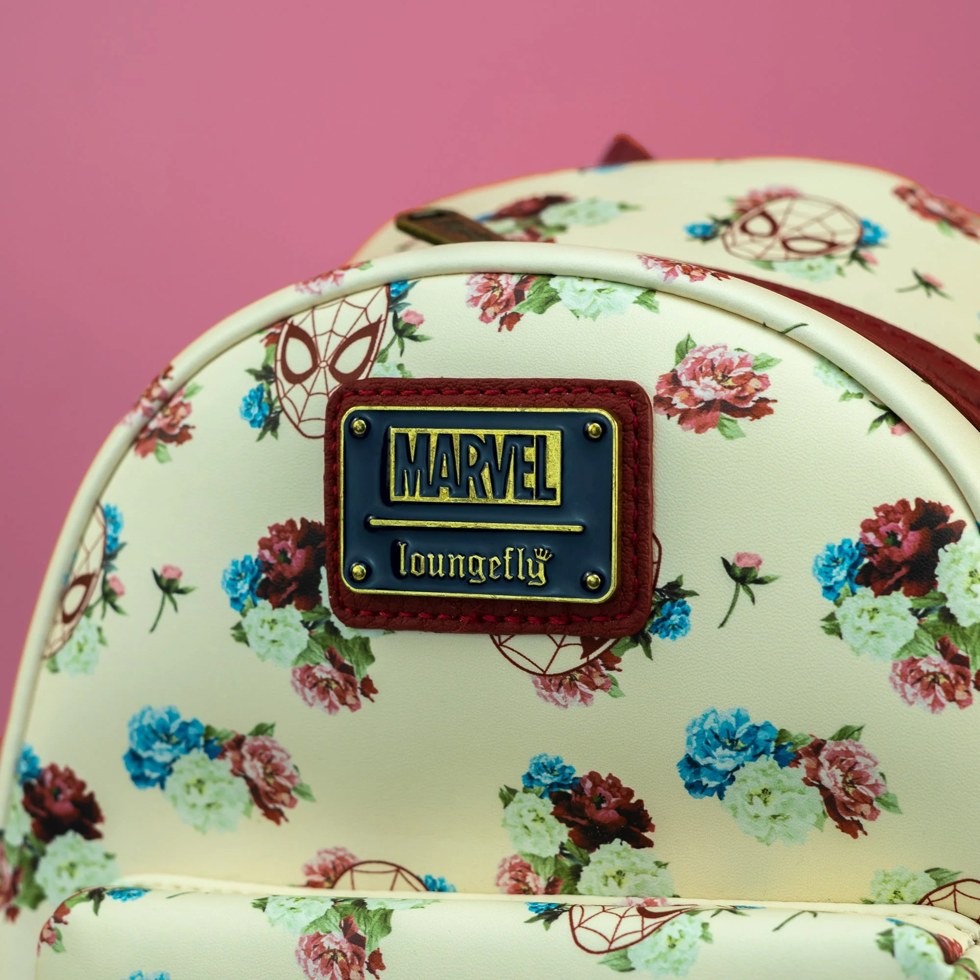 Loungefly x Marvel Spider-Man Floral Mini Backpack - Image 2