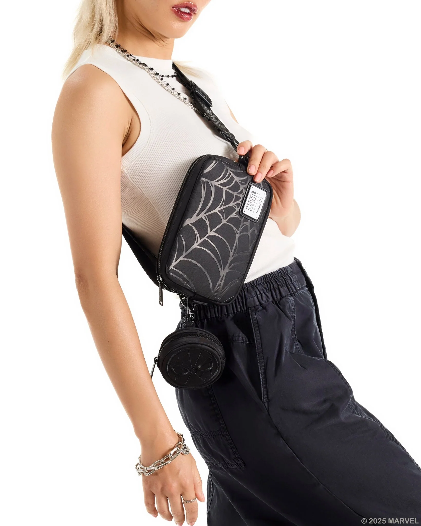 Loungefly x Marvel Spider-Man Sling Bag - Image 2