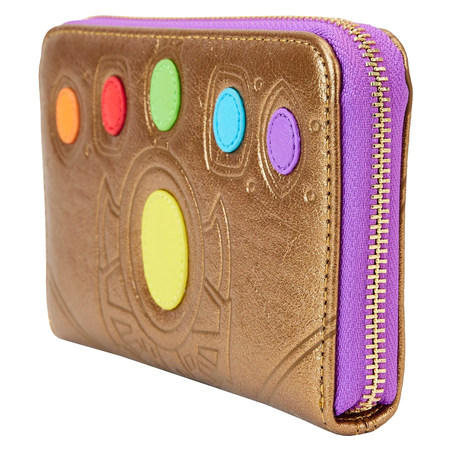 Loungefly x Marvel Thanos Infinity Gauntlet Shine Cosplay Wallet - Image 2