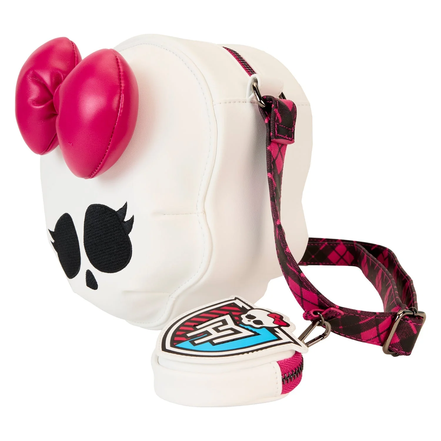 Loungefly x Mattel Monster High Skullette Figural Crossbody With Coin Bag - Image 2