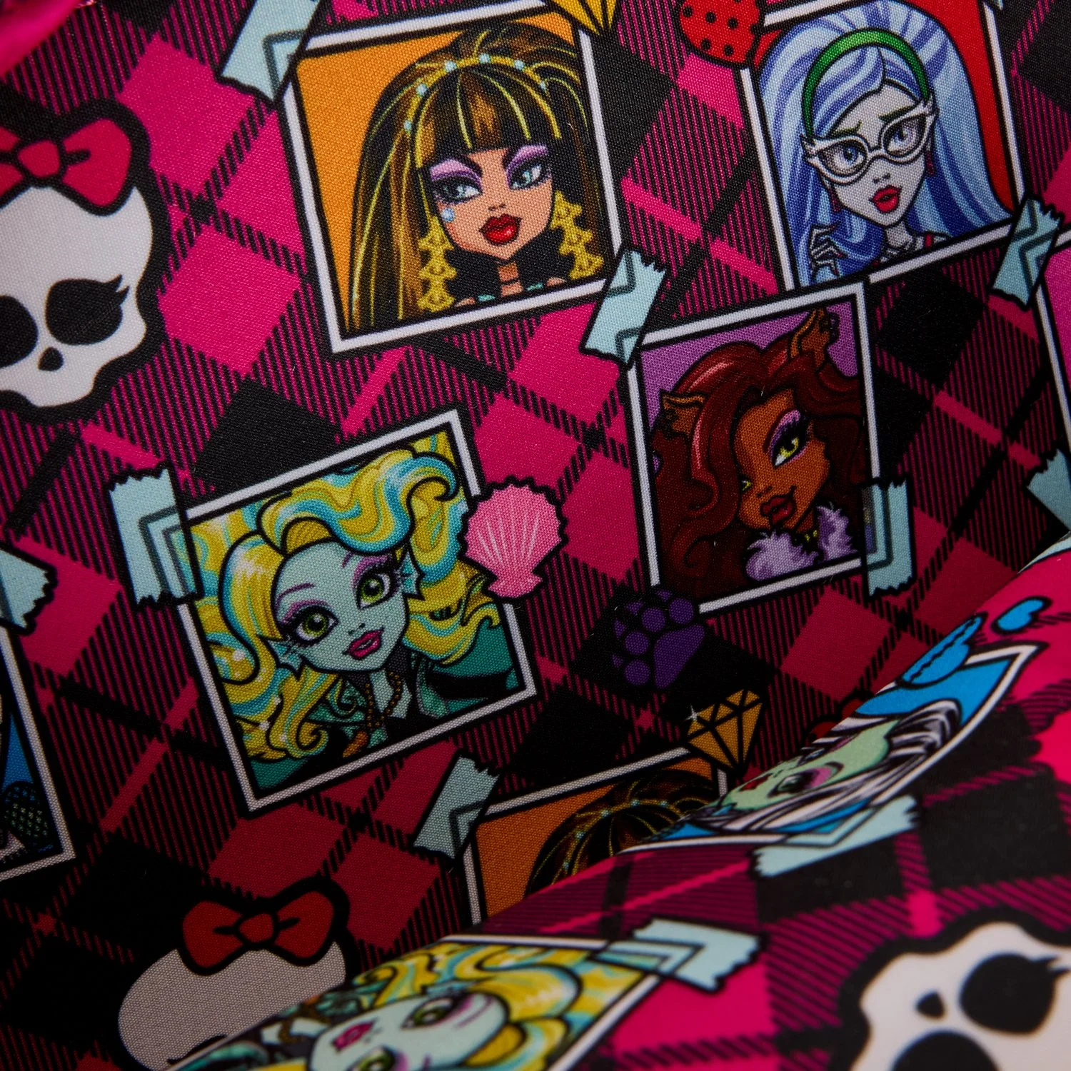 Loungefly x Mattel Monster High Skullette Figural Crossbody With Coin Bag - Image 6