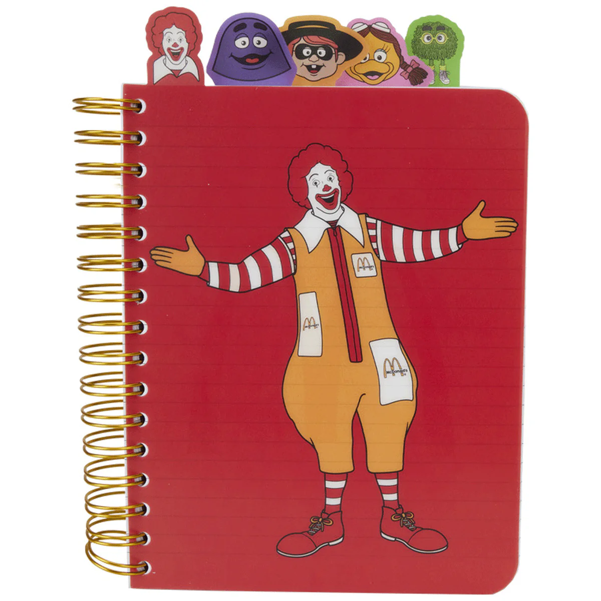 Loungefly x McDonalds Gang Tab Spiral Notebook Journal - Image 5
