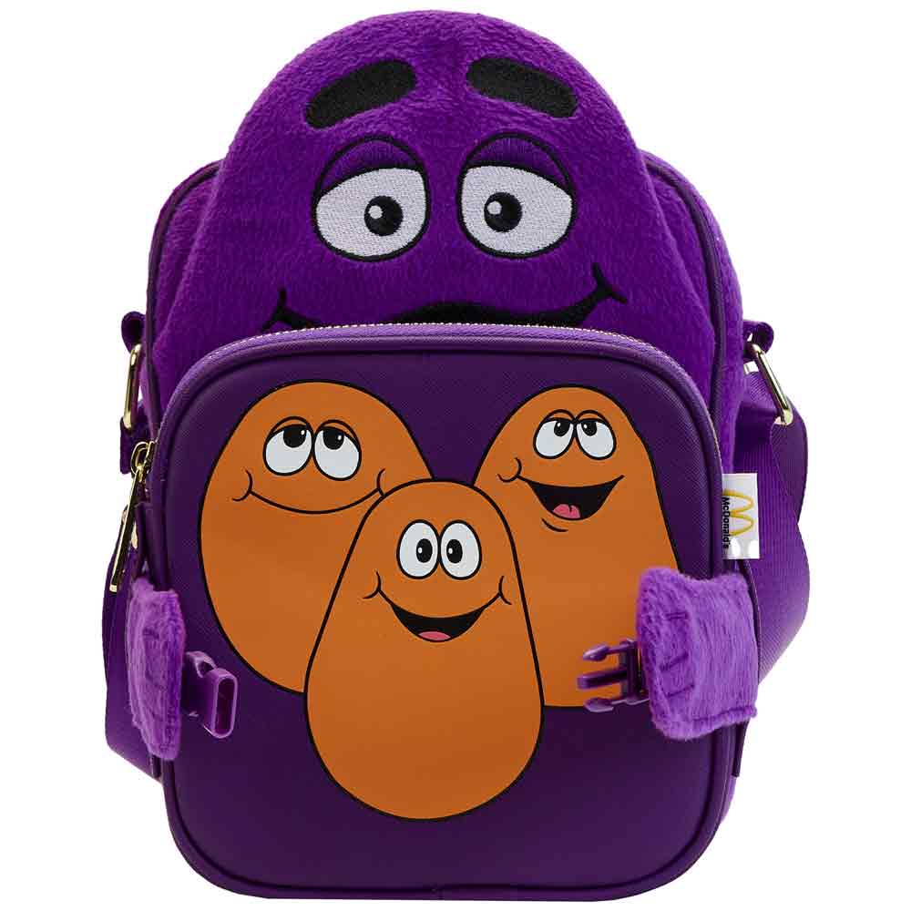 Loungefly x McDonalds Grimace Cosplay Crossbody Bag - Image 4