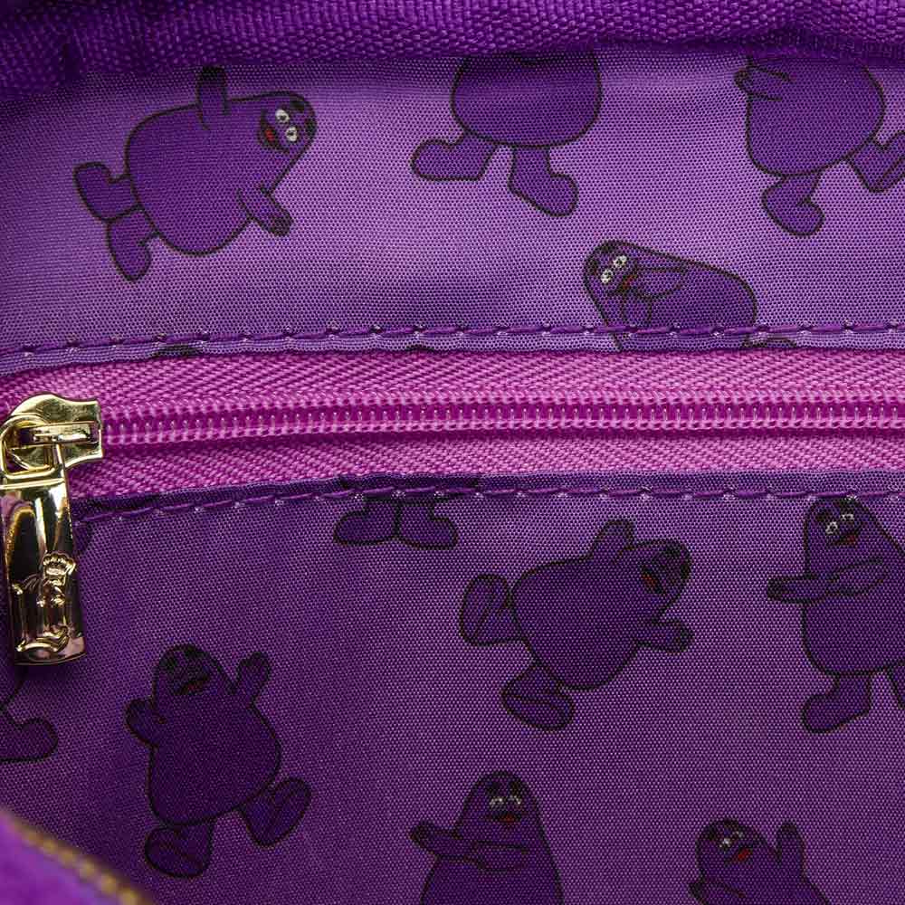 Loungefly x McDonalds Grimace Cosplay Crossbody Bag - Image 7