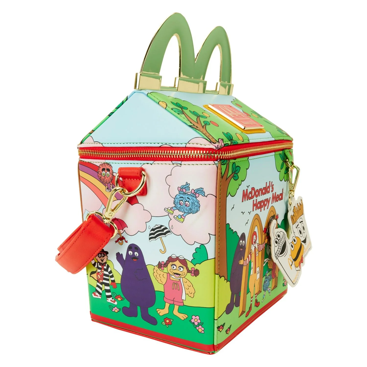 Loungefly x McDonalds Vintage Happy Meal Crossbody Bag - Image 4