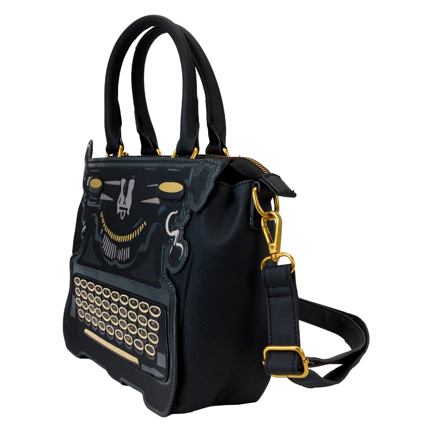 Loungefly x MGM Wednesday Typewriter Crossbody Bag - Image 2