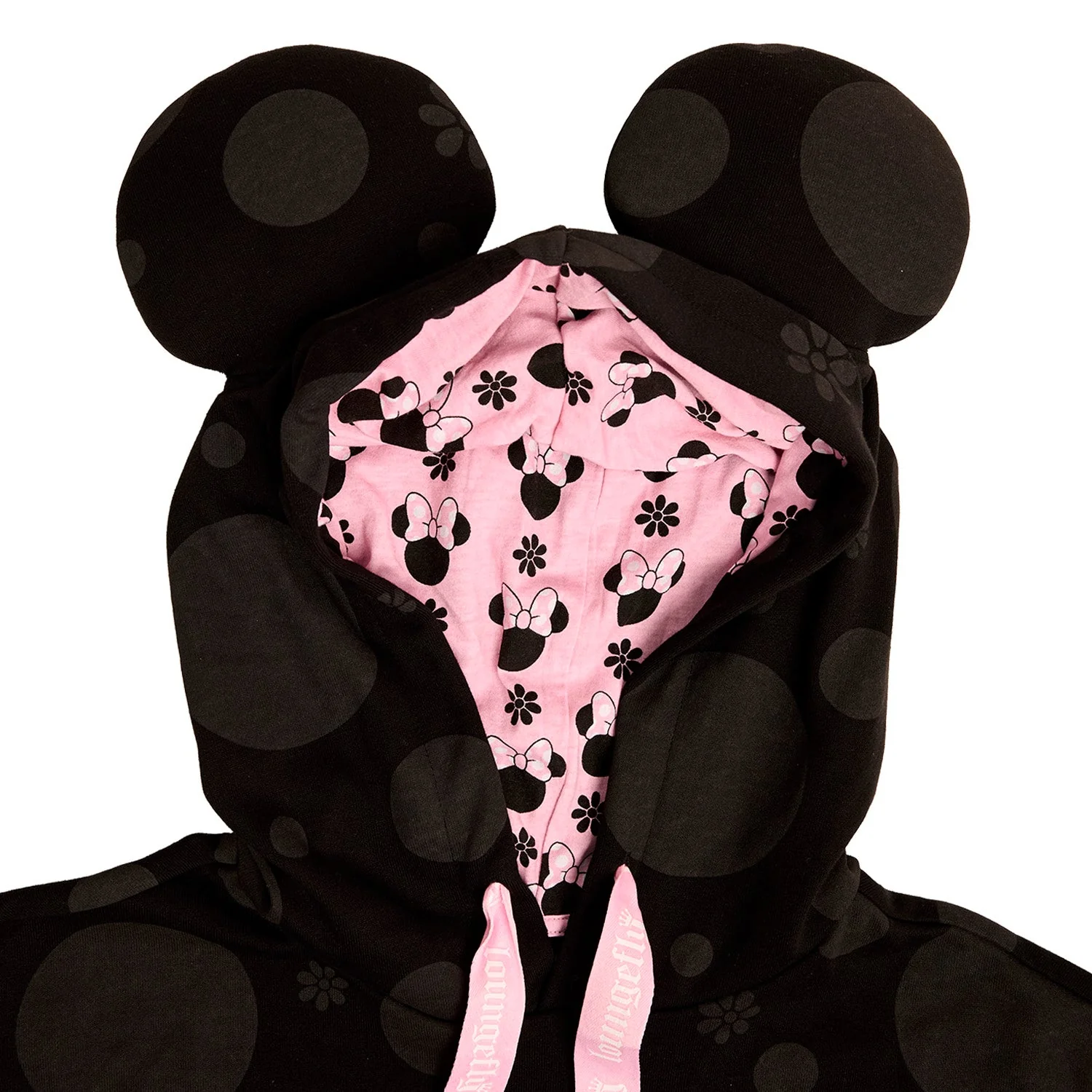 Loungefly x Minnie Rocks the Dots Florals Unisex Hoodie - Image 6
