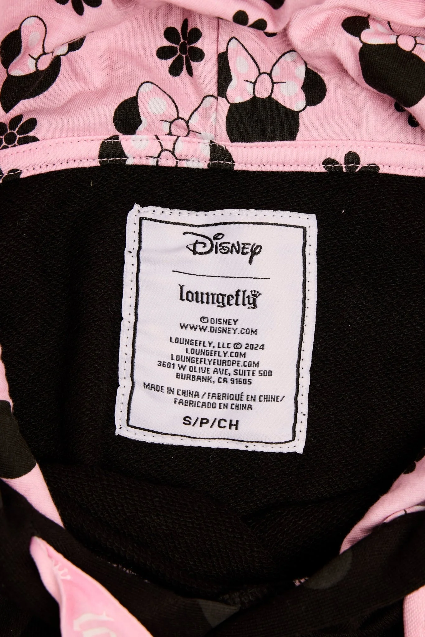 Loungefly x Minnie Rocks the Dots Florals Unisex Hoodie - Image 7